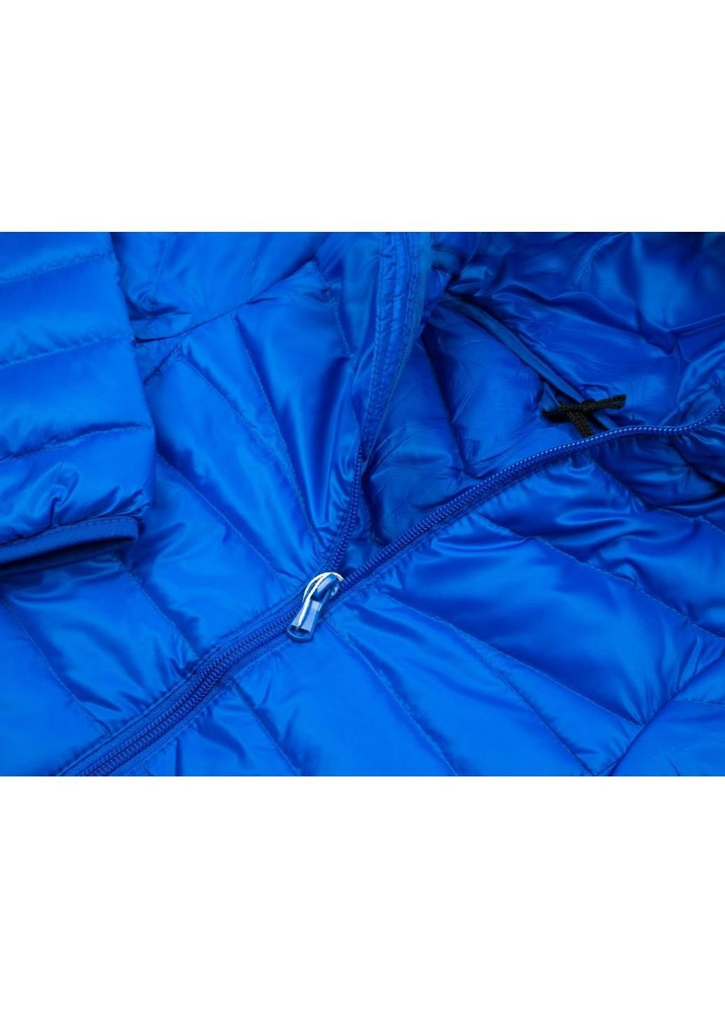 Синяя демисезонная куртка пуховая (ht-580t-98-lightblue) Kurt