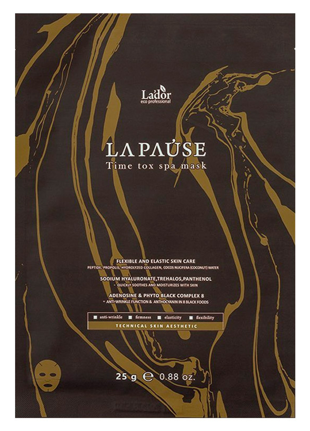 Маска для лица тканевая La-Pause Time Tox SPA Mask 5 шт. La'dor (232585640)