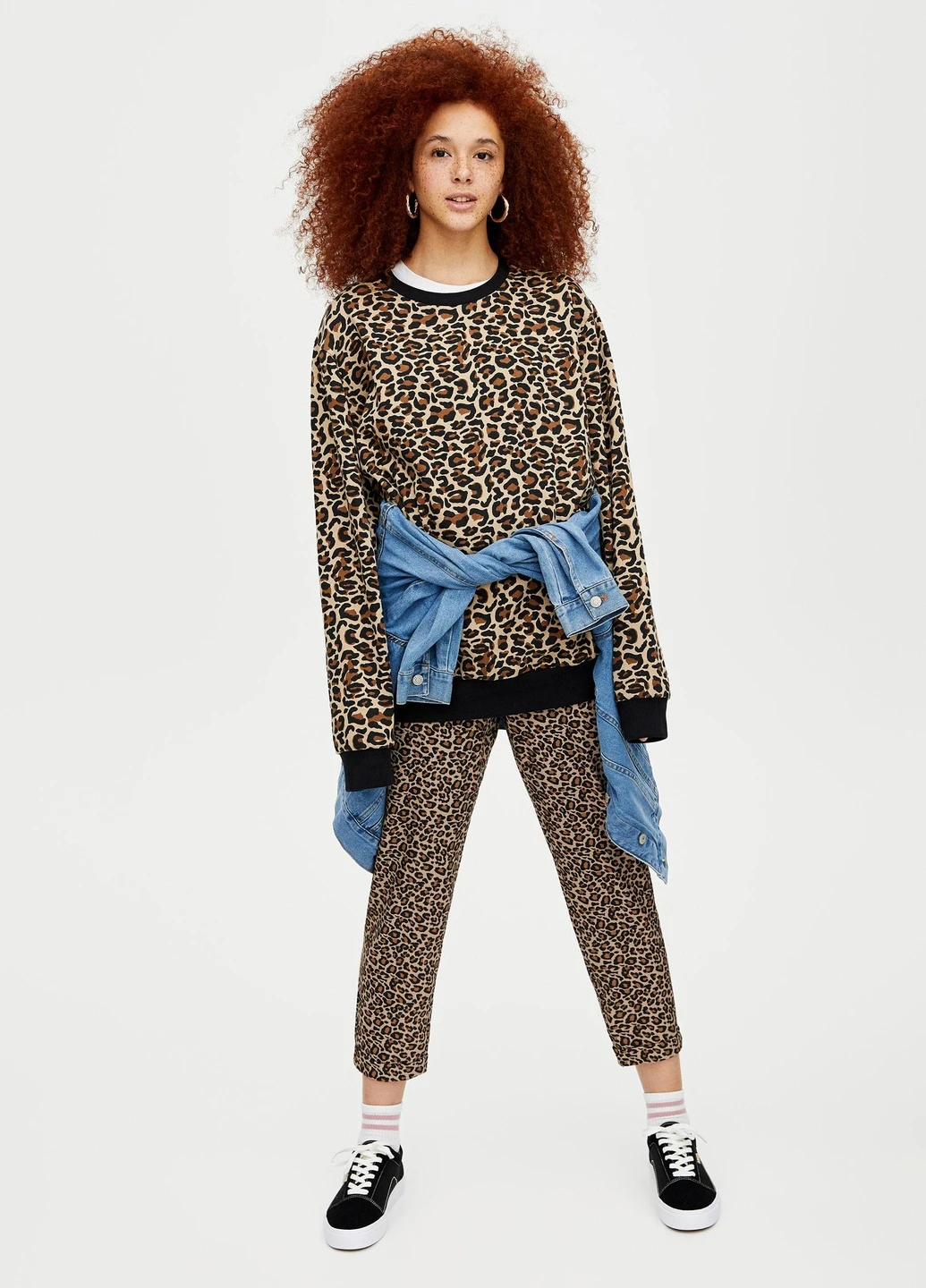 Штани демісезон,леопардовий, Pull & Bear (254669923)