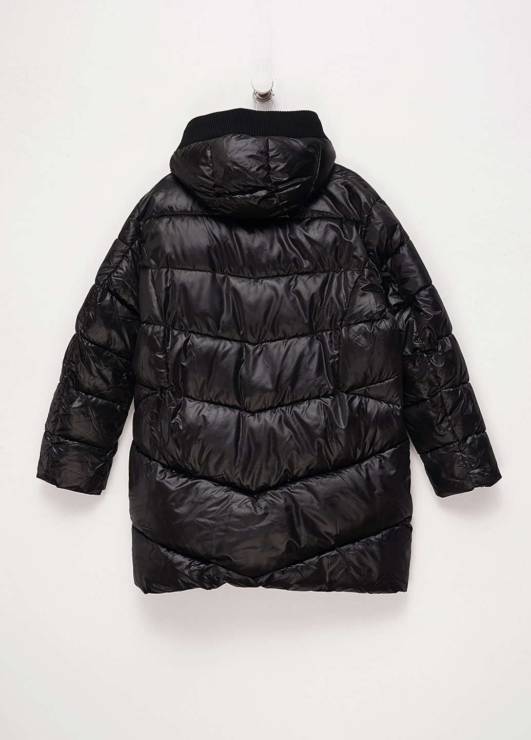 Черная зимняя куртка Made in Italy