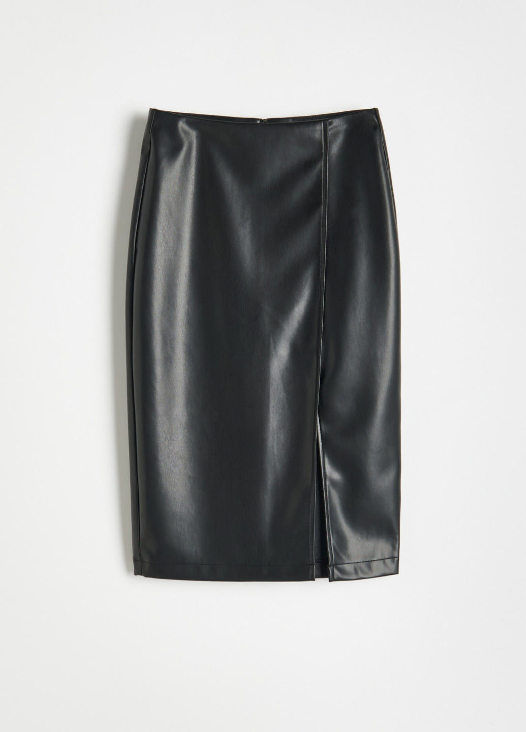 Черная кэжуал однотонная юбка Reserved карандаш