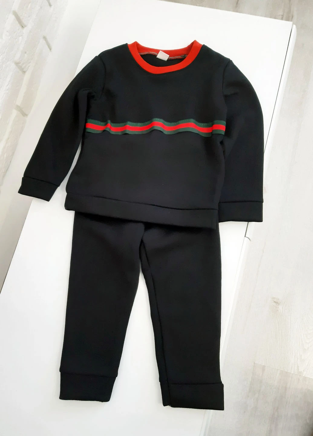 Черный демисезонный костюм No Brand