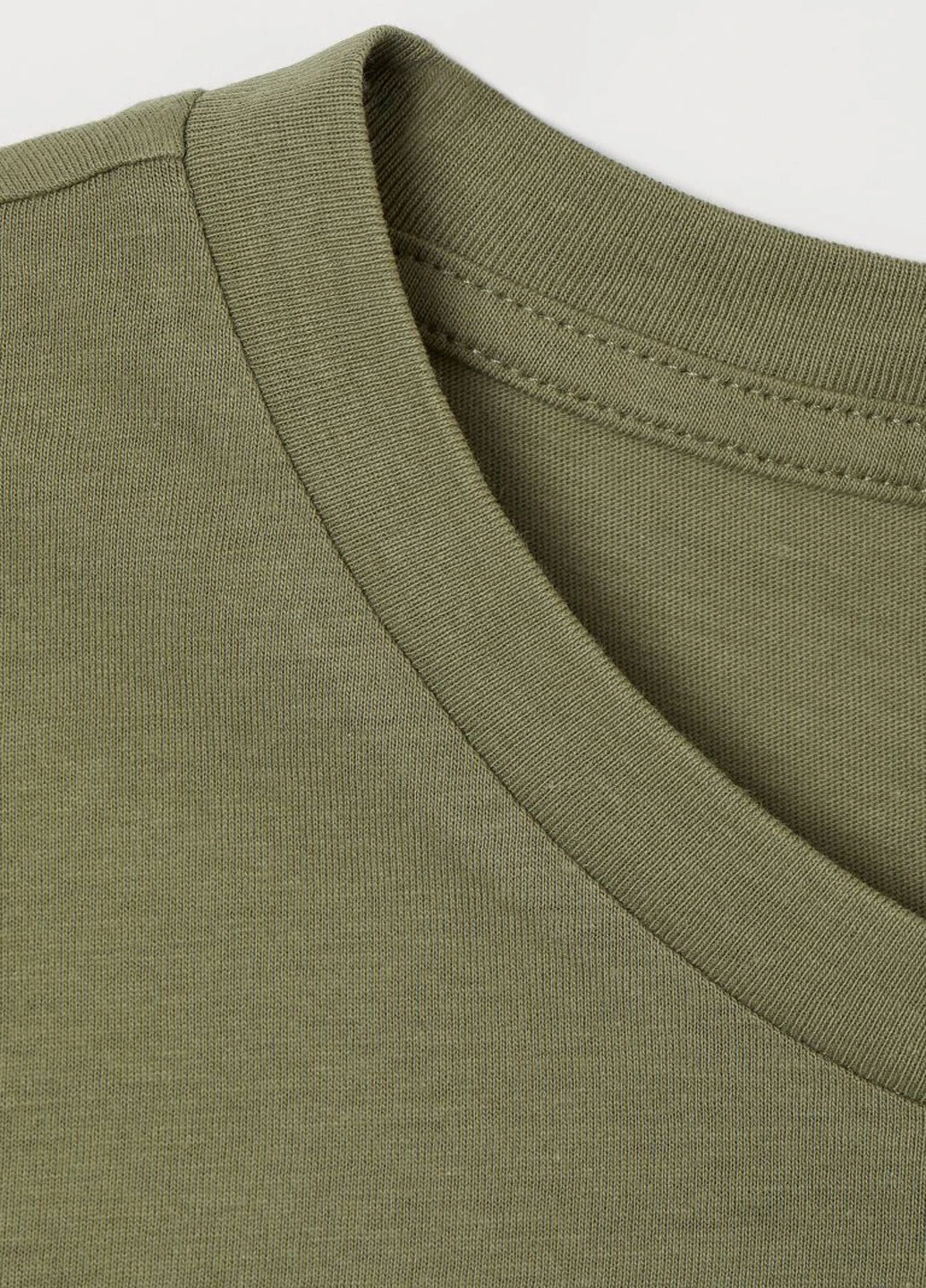 Хаки (оливковая) футболка H&M