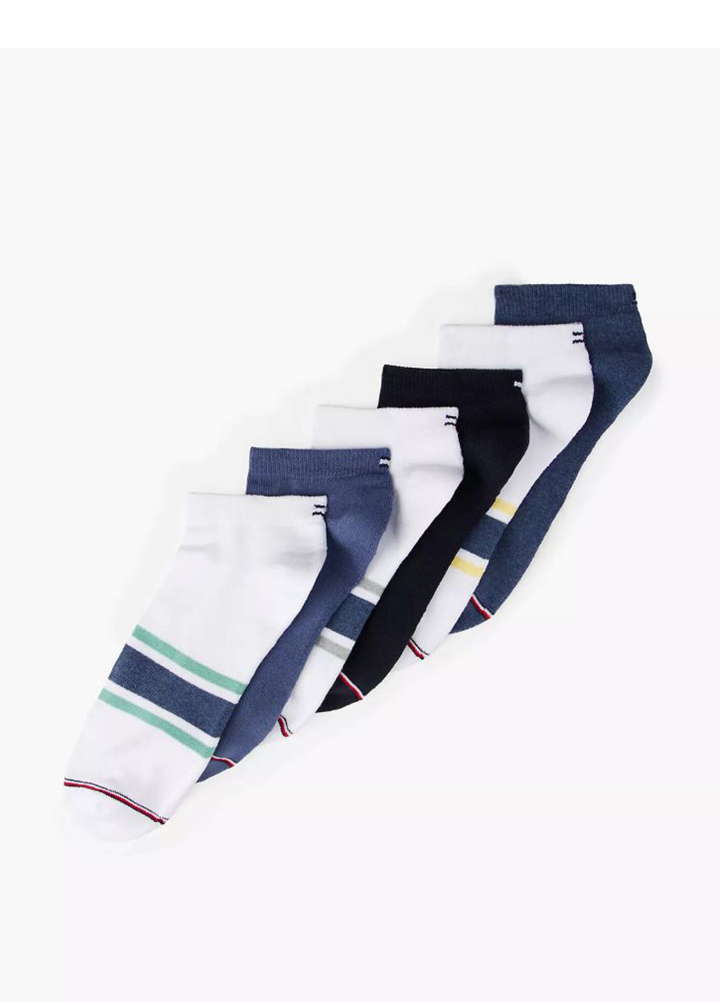 Комбіновані шкарпетки (6 пар) Tommy Hilfiger смужки (368883574)