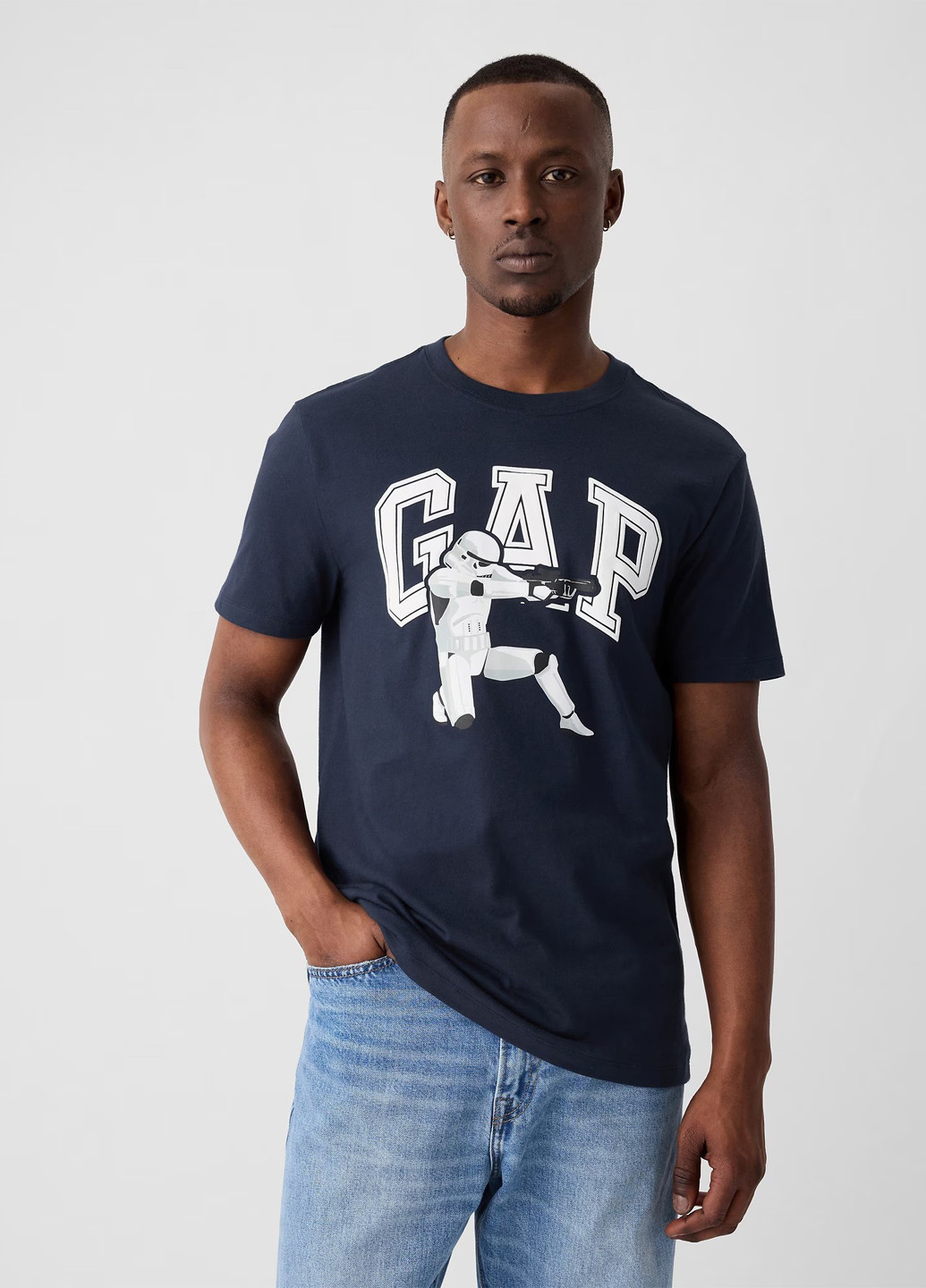 Темно-синя футболка Gap
