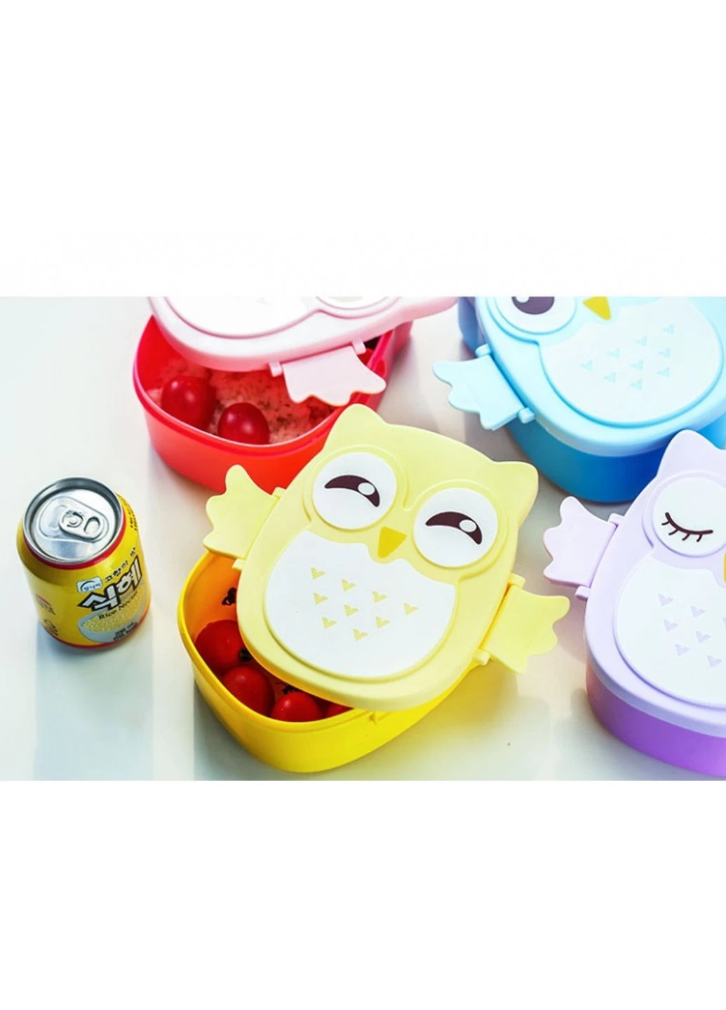 Дитячий ланч бокс Bento Совушка Жовтий Power (254393573)