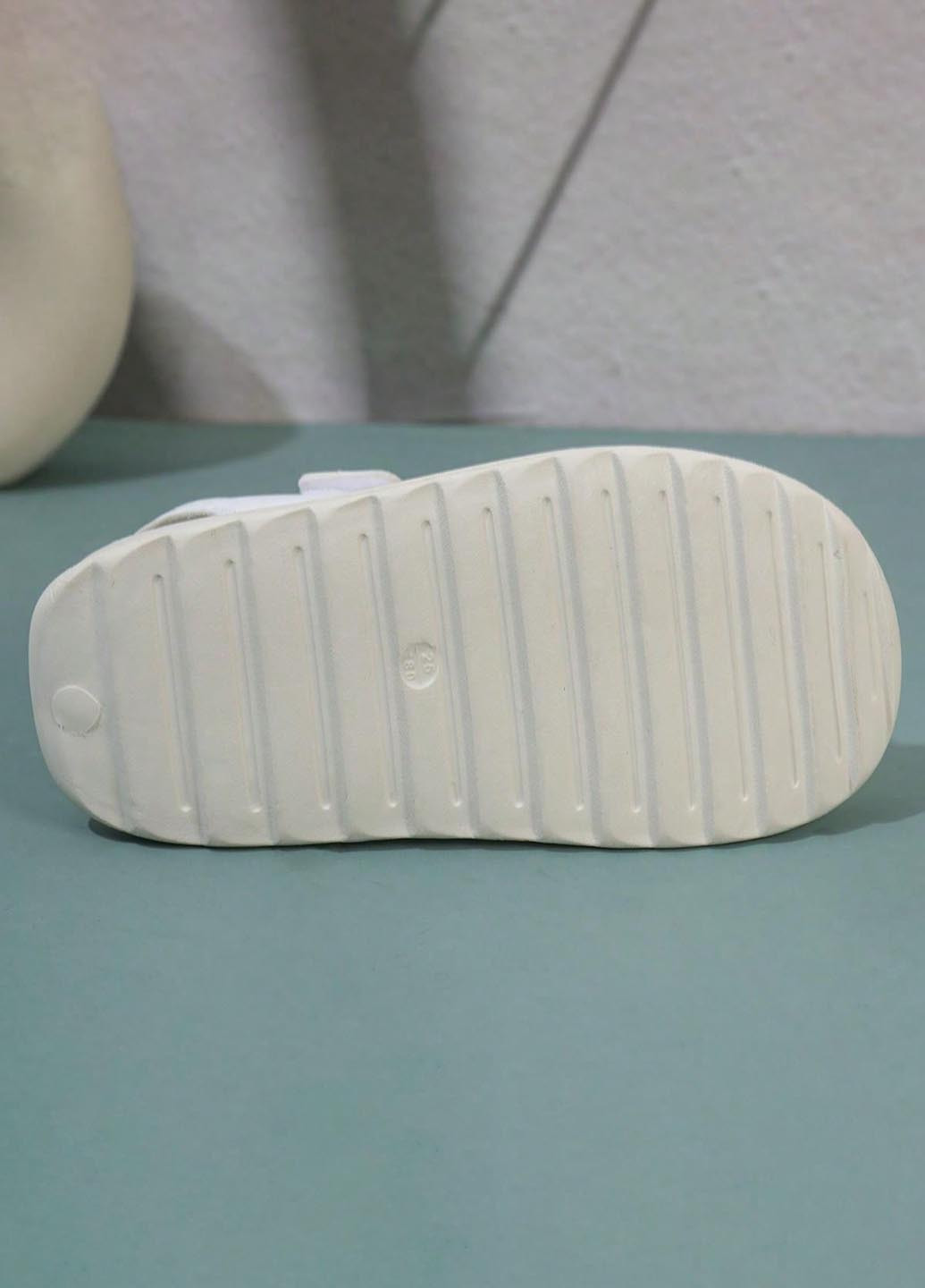 Белые спортивные, кэжуал спортивные сандалии SHEIN на липучке