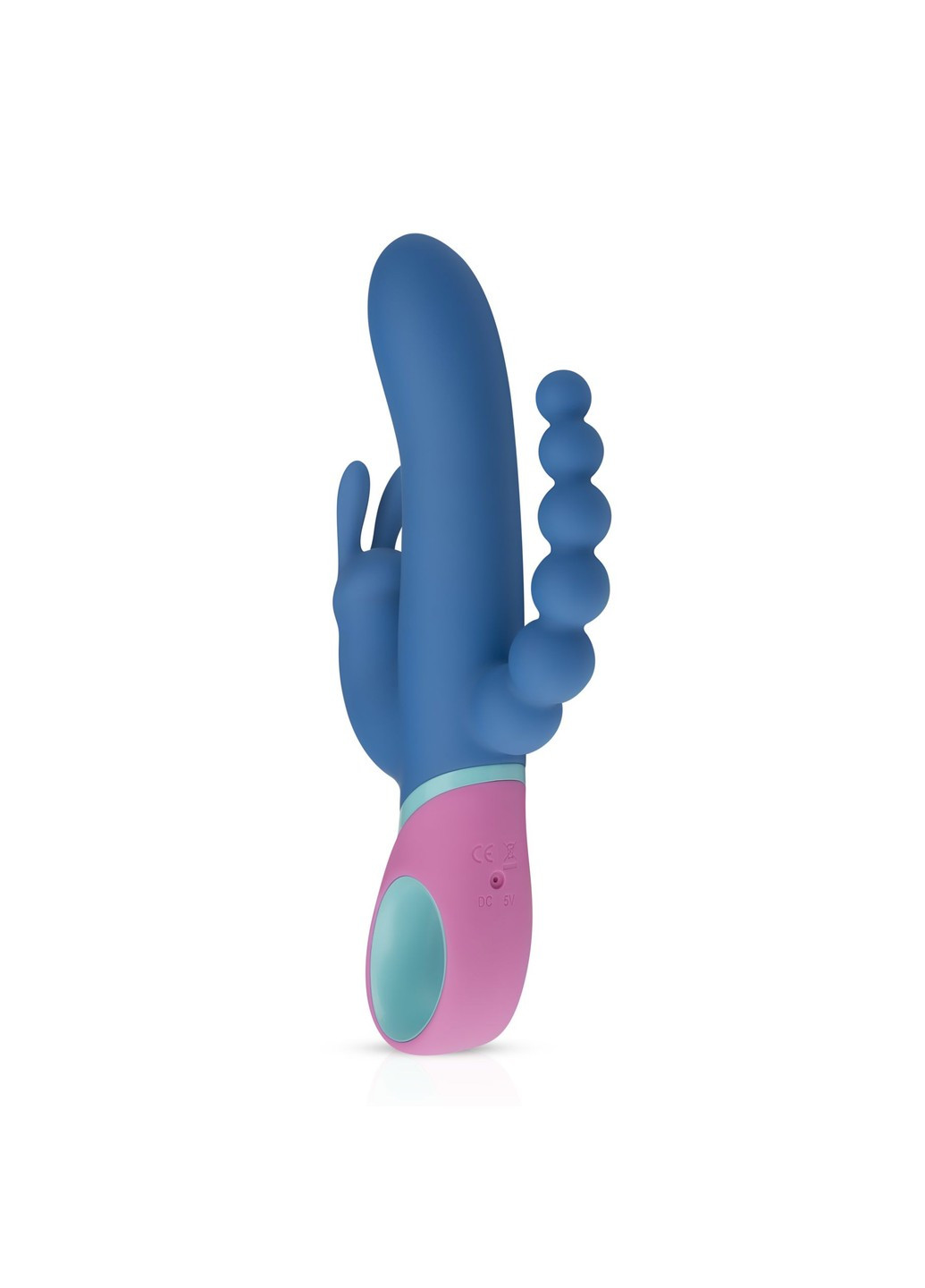 Вибратор кролик с ротацией и анальным стимулятором Vice - Double Vibrator PMV20 (252639357)