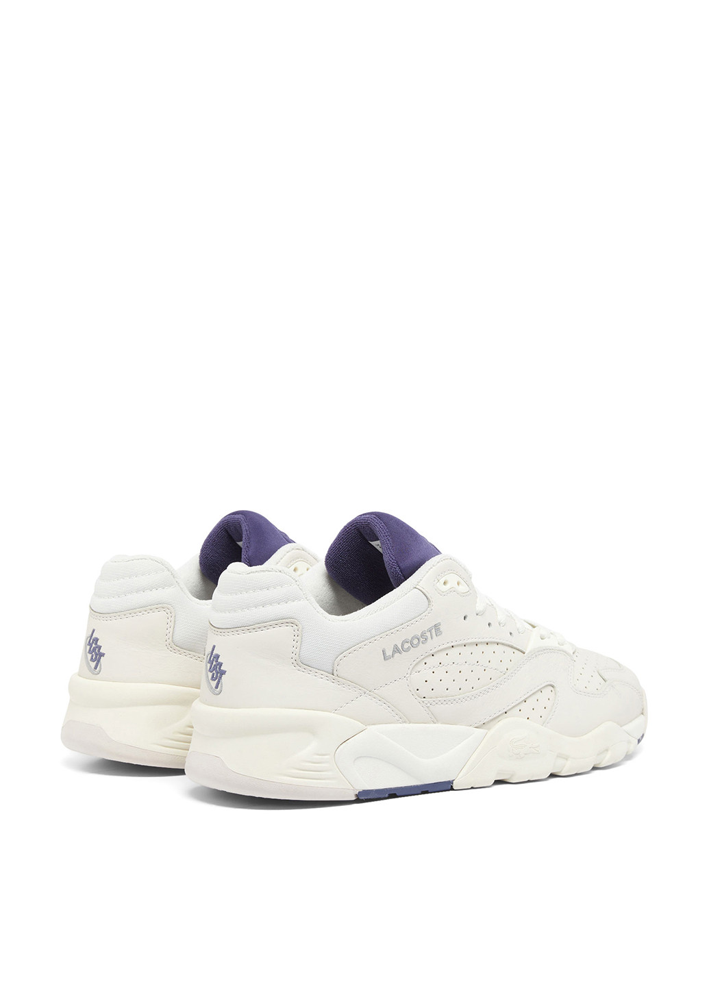 Молочные демисезонные кроссовки Lacoste