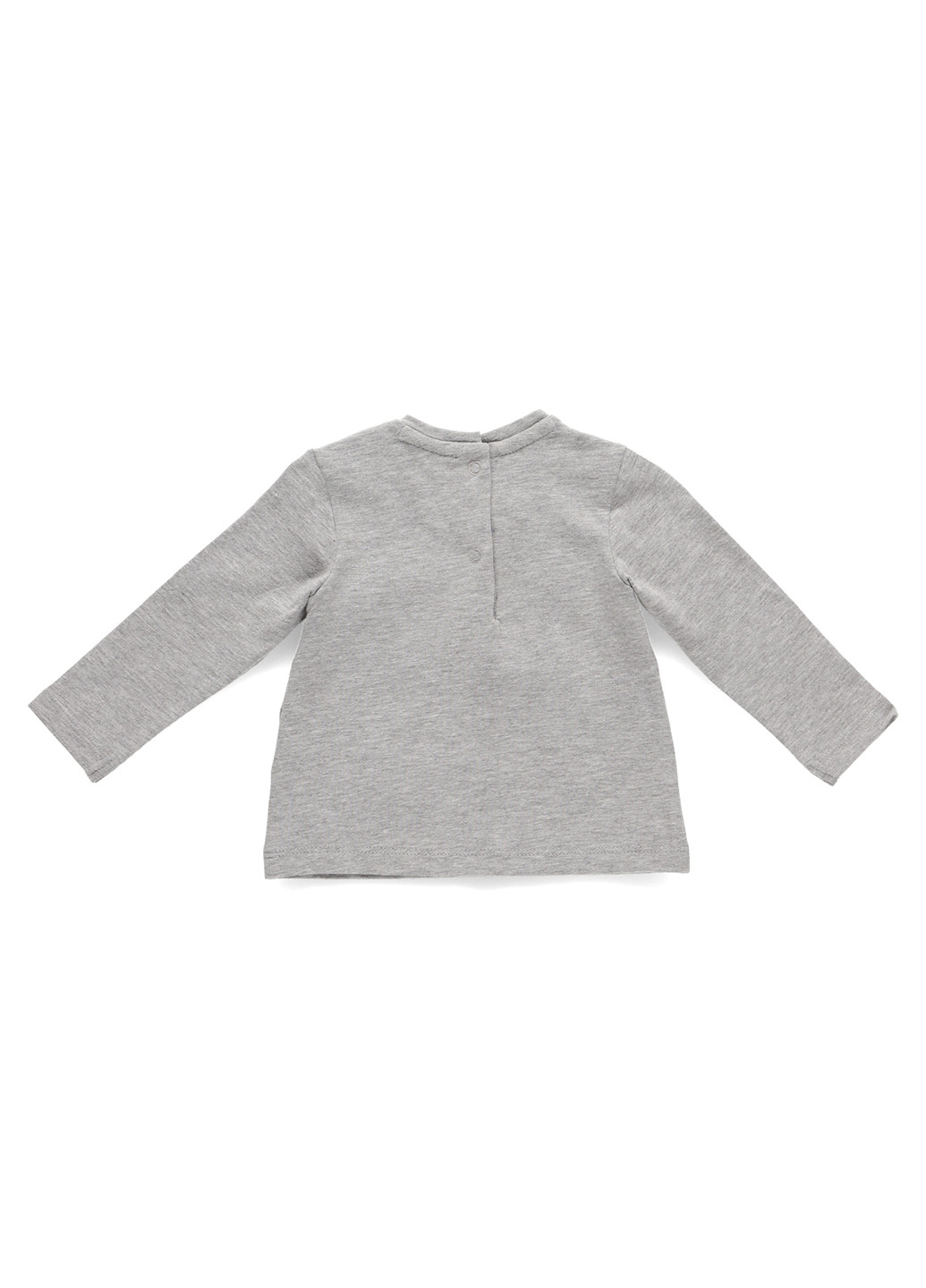 Серый демисезонный кэжуал лонгслив Chicco с рисунком