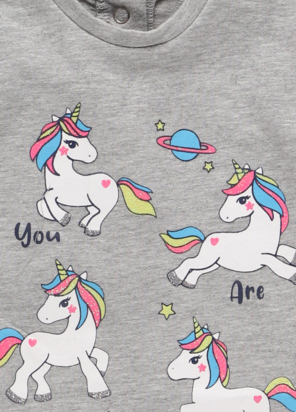 Серый демисезонный кэжуал лонгслив Chicco с рисунком