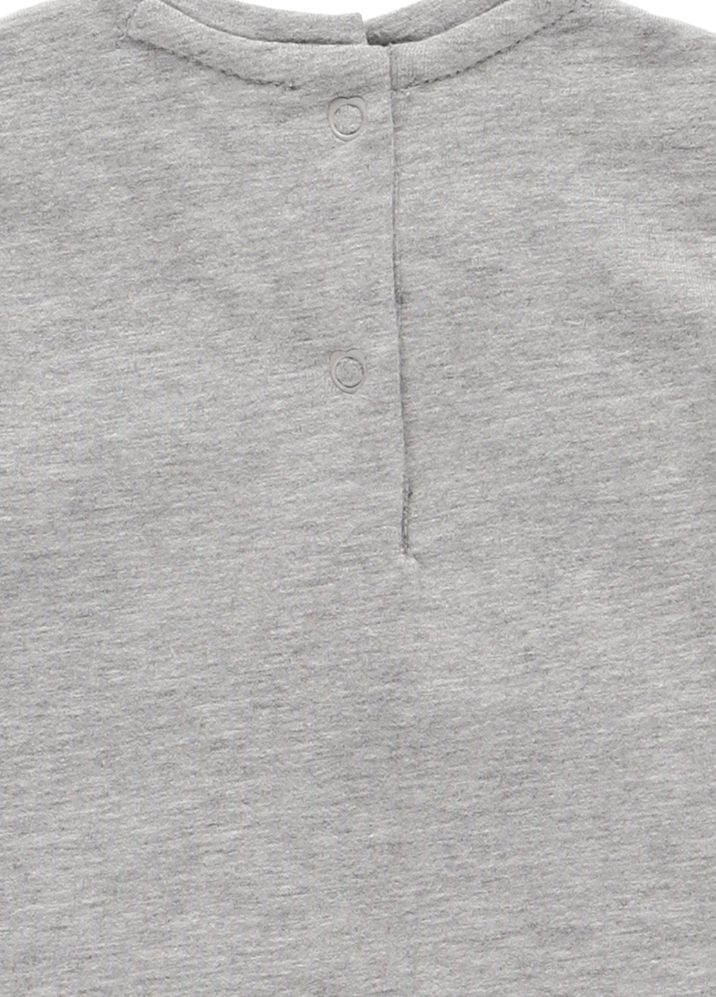 Серый демисезонный кэжуал лонгслив Chicco с рисунком