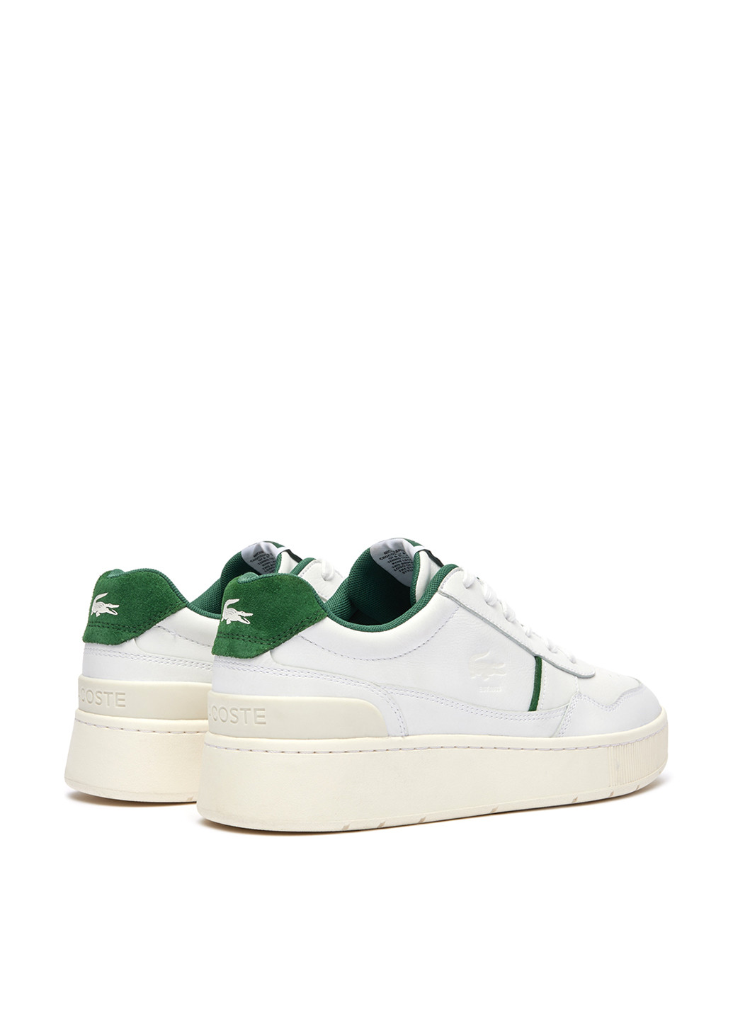 Белые всесезонные кроссовки Lacoste Aceclip