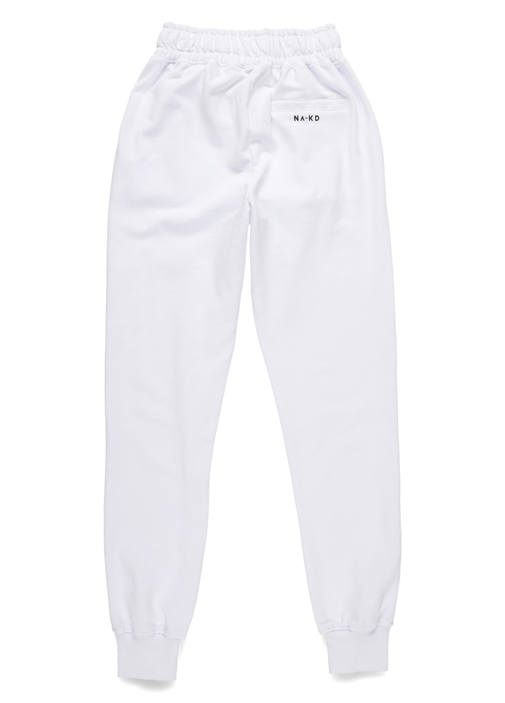 Белые спортивные демисезонные джоггеры брюки NA-KD