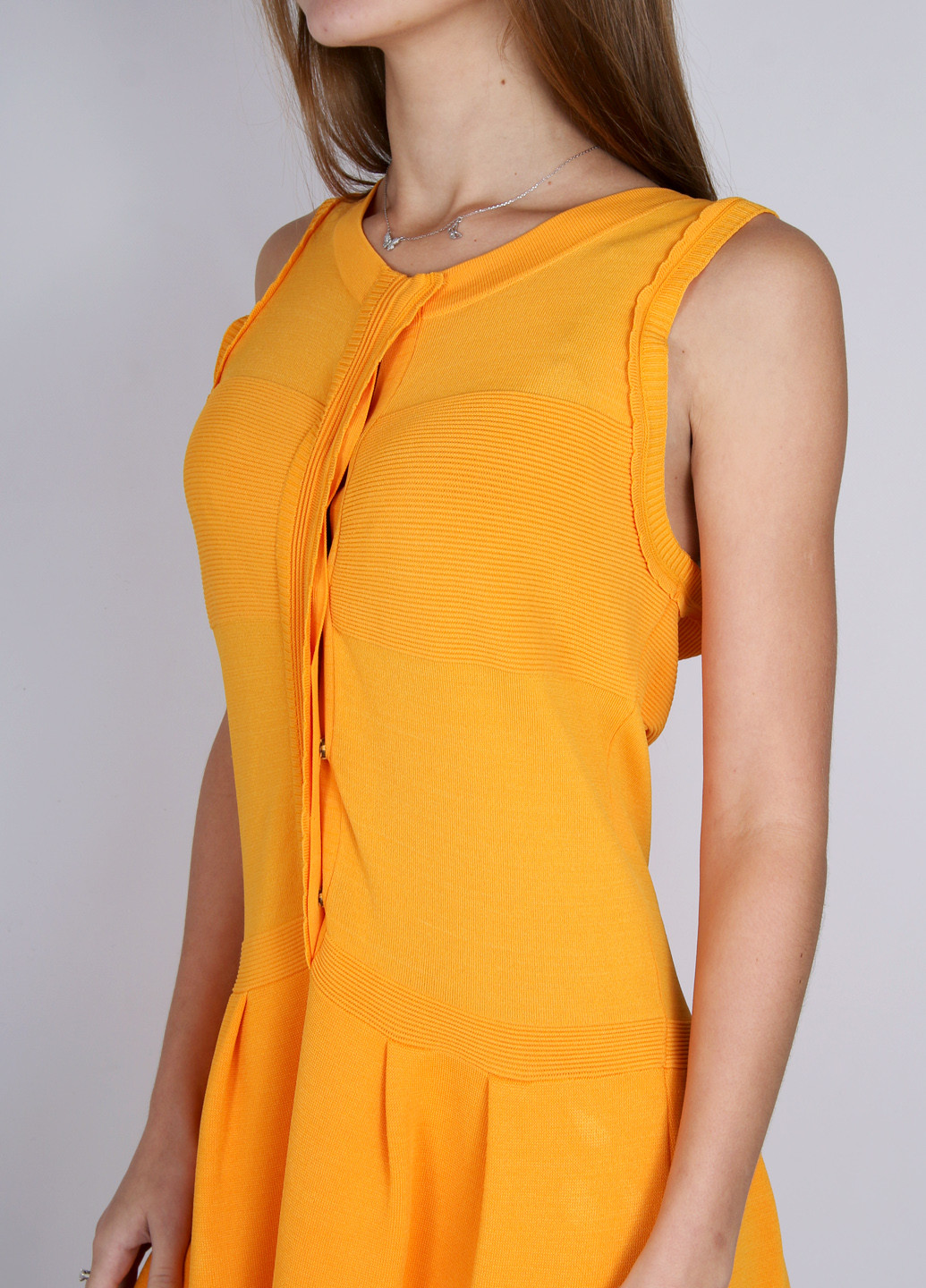 Желтое кэжуал платье Kookai однотонное