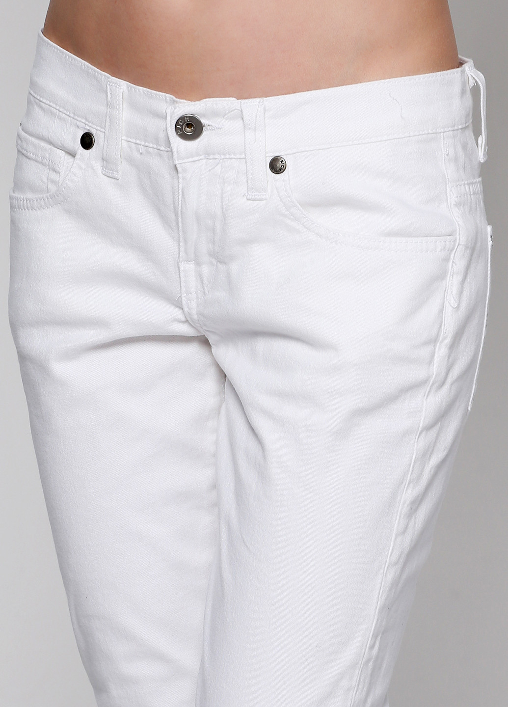 Белые кэжуал демисезонные брюки Richmond