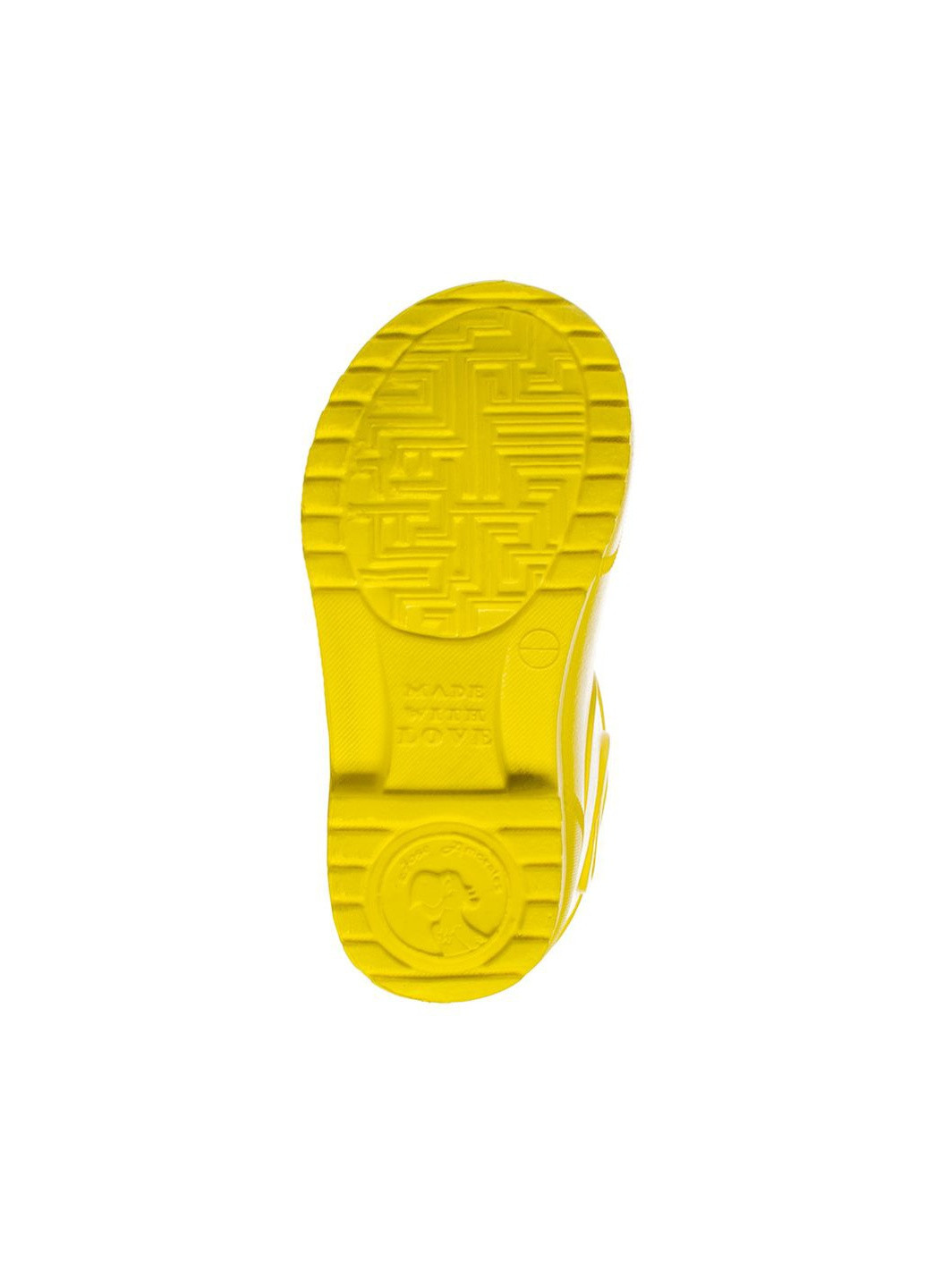 Желтые резиновые сапоги с утеплителем Jose Amorales