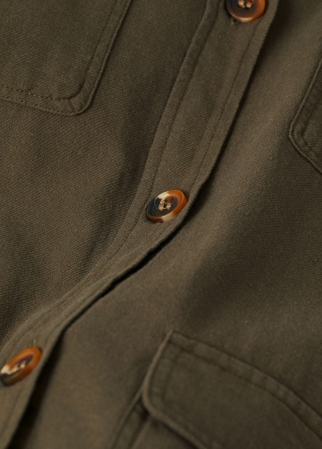 Зеленая летняя куртка H&M