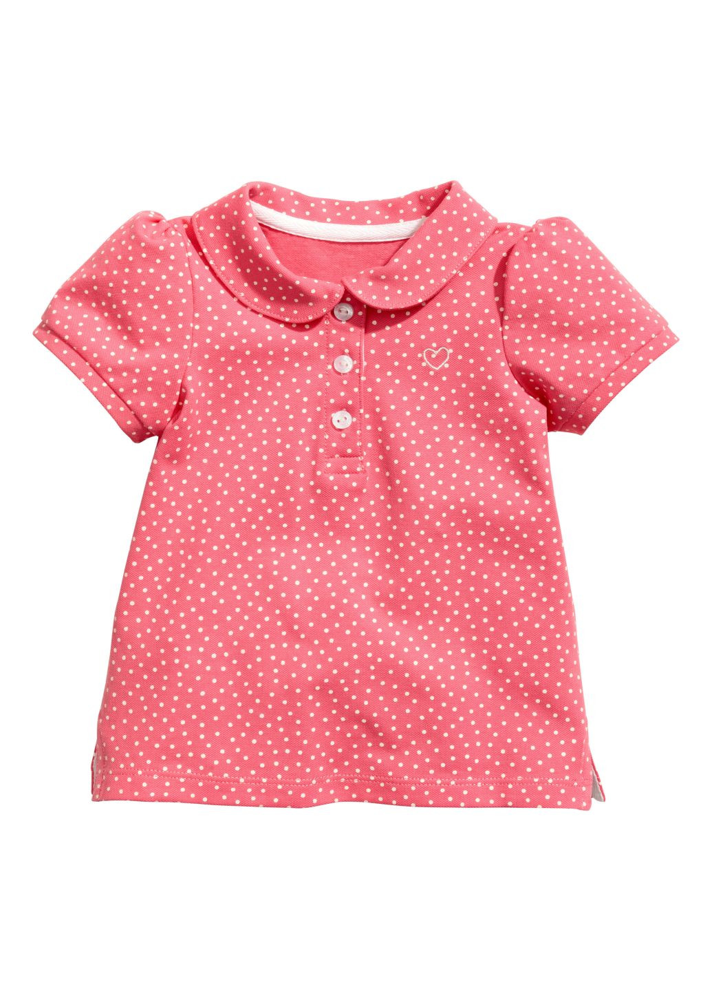 Розовая детская футболка-футболка для девочки H&M
