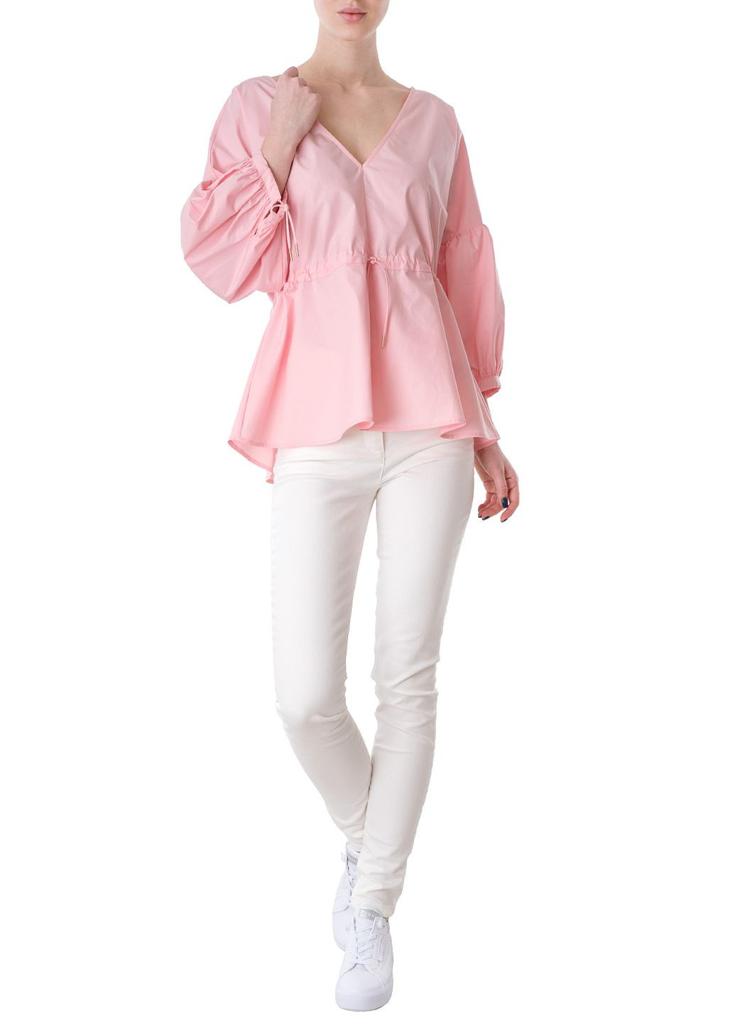 Розовая летняя блуза Trussardi Jeans