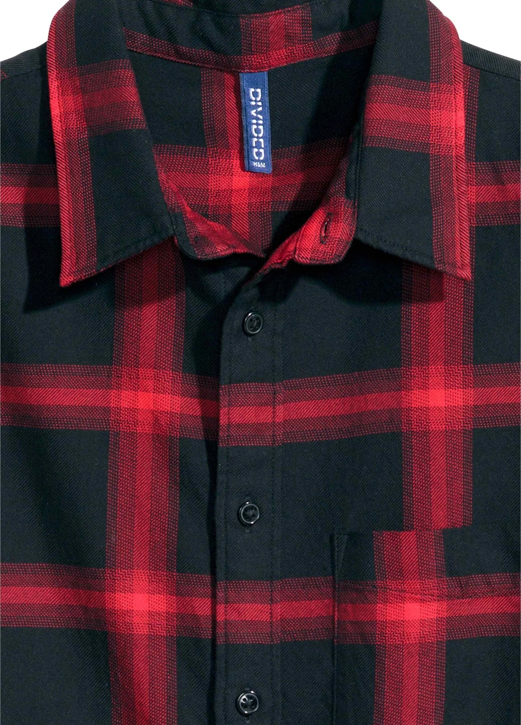 Сорочка демісезон,чорний в червону клітку, H&M (255192722)