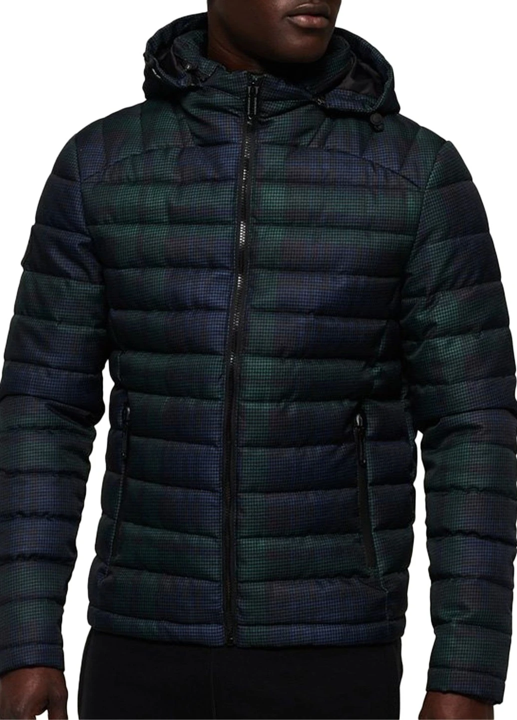 Комбинированная зимняя куртка Superdry