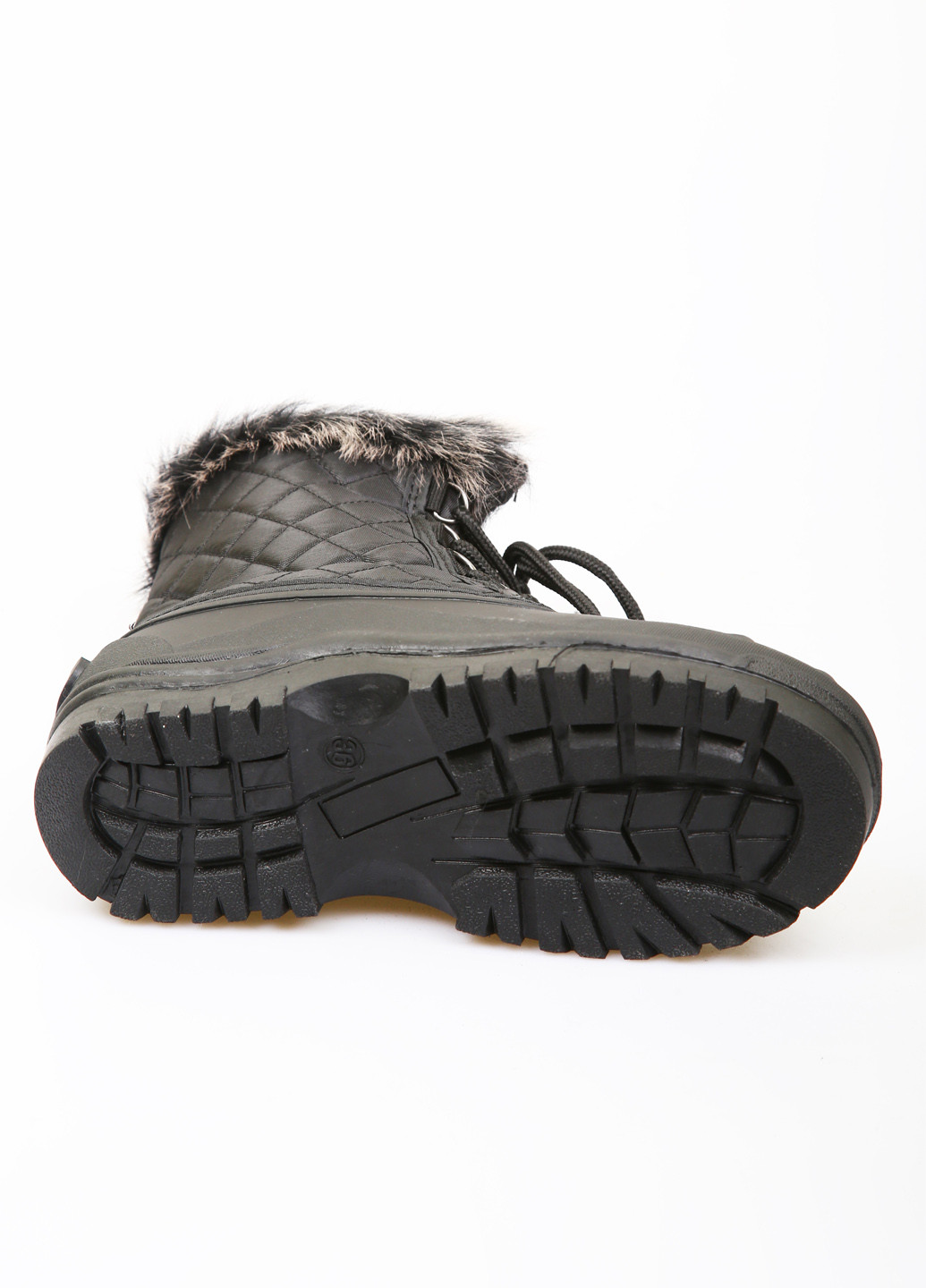 Зимние ботинки Sprandi с мехом тканевые, резиновые