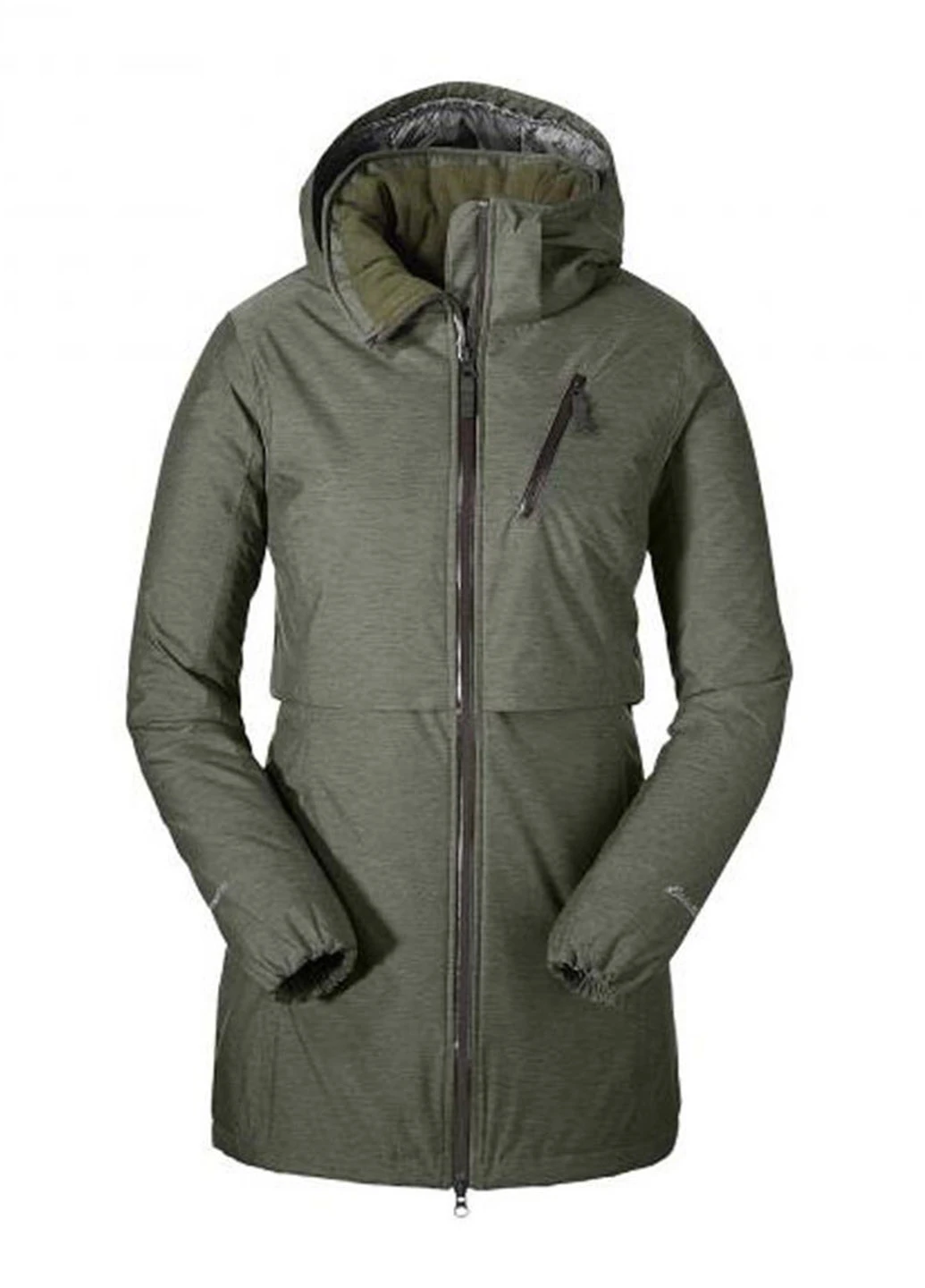Зеленая зимняя куртка Eddie Bauer