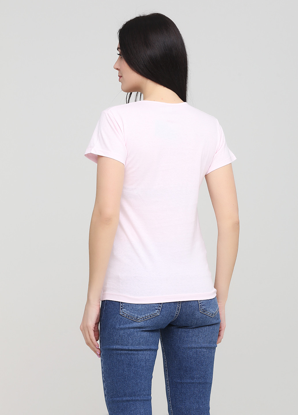 Світло-рожева літня футболка Tenkie