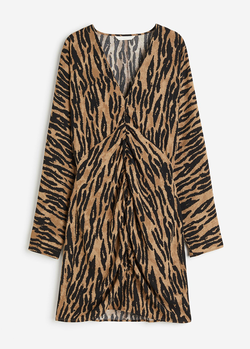 Коричнева кежуал сукня H&M тигровый