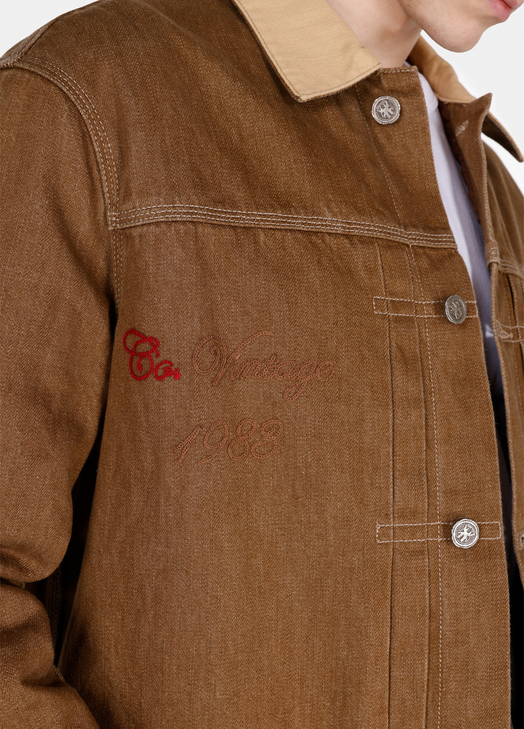 Коричневая демисезонная куртка Colin's