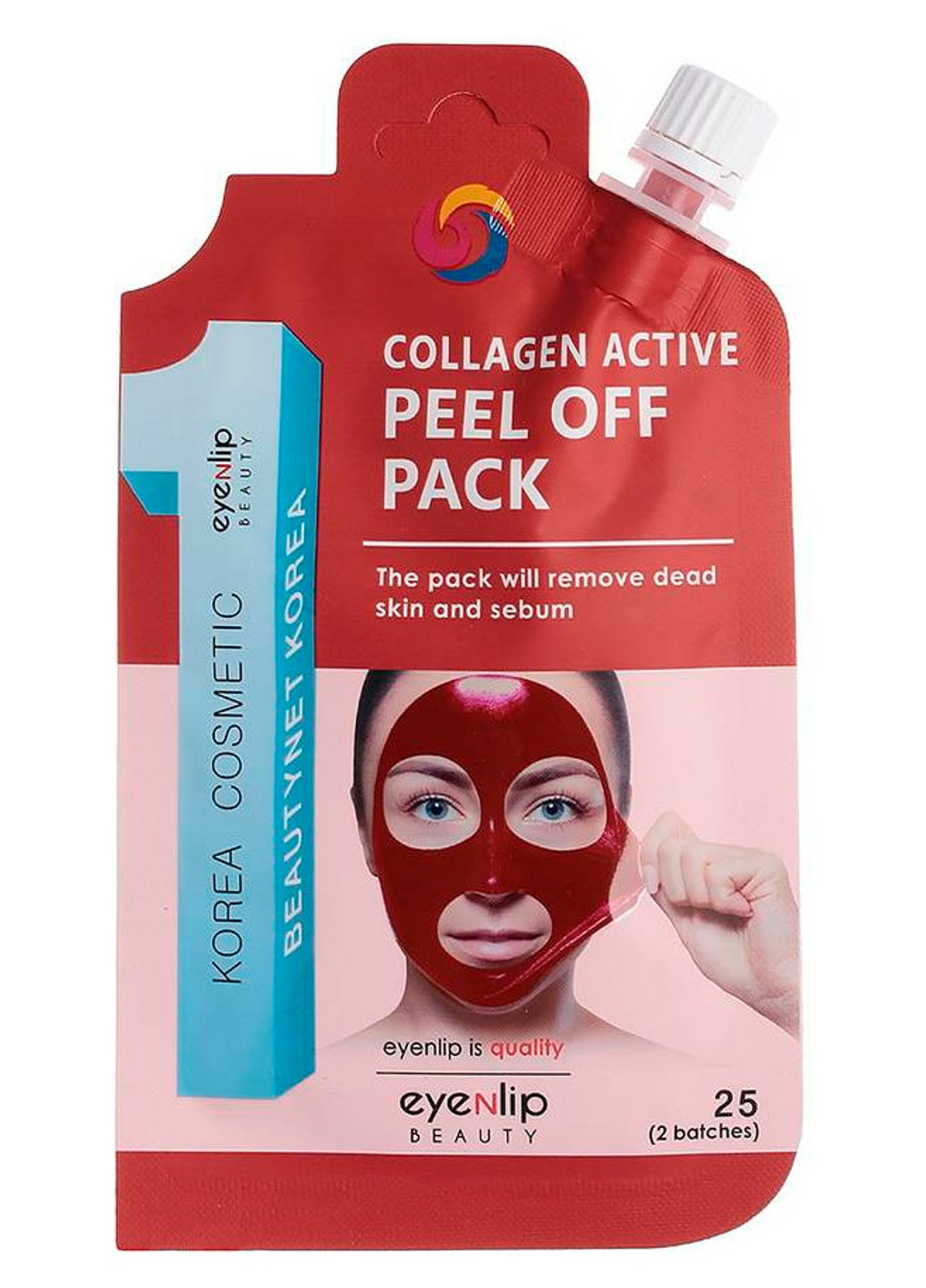 Маска-плівка очищаюча Collagen Active Peel Off Pack 1 шт. Eyenlip (202415638)