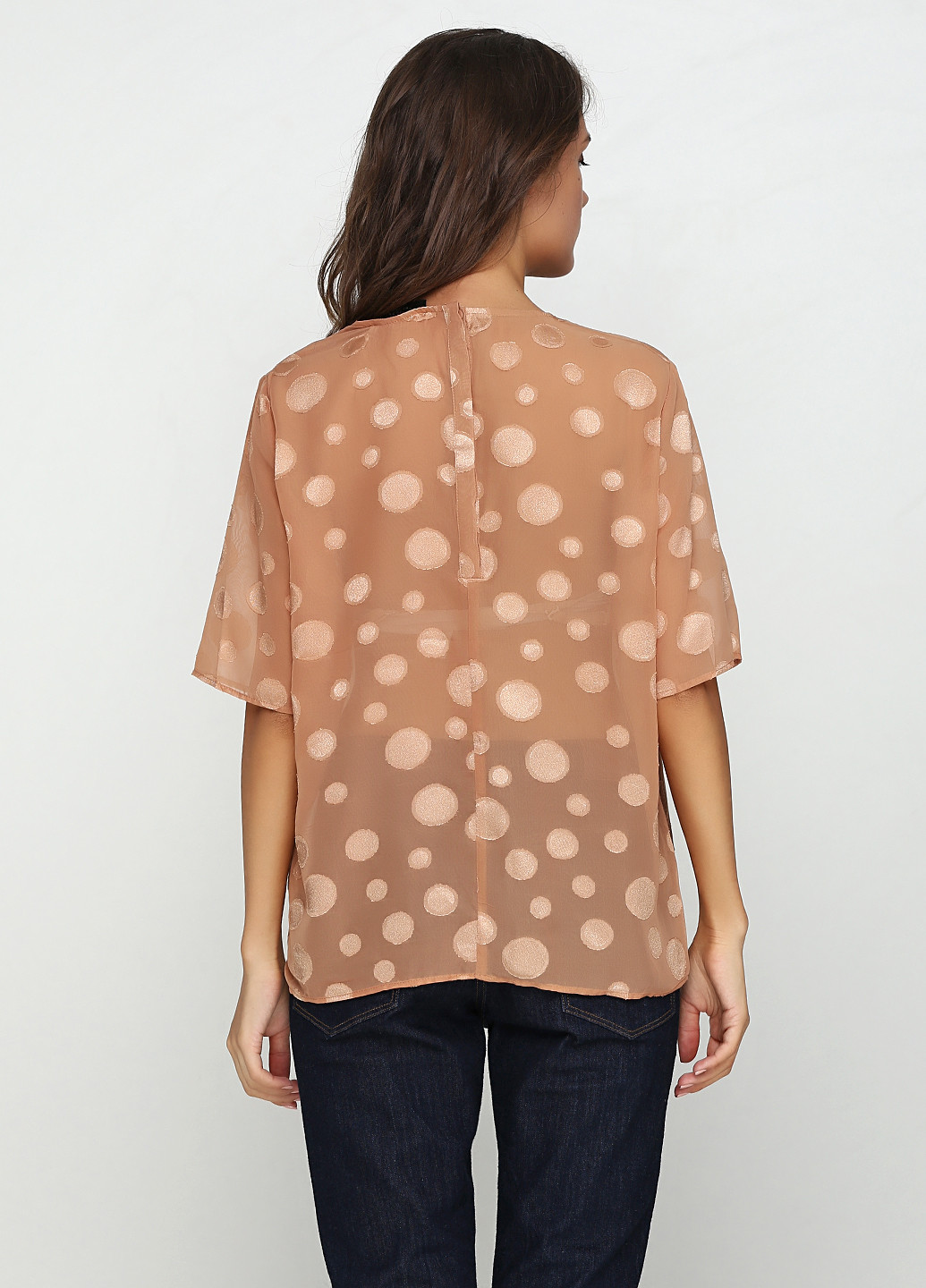 Коричнева блуза Selected