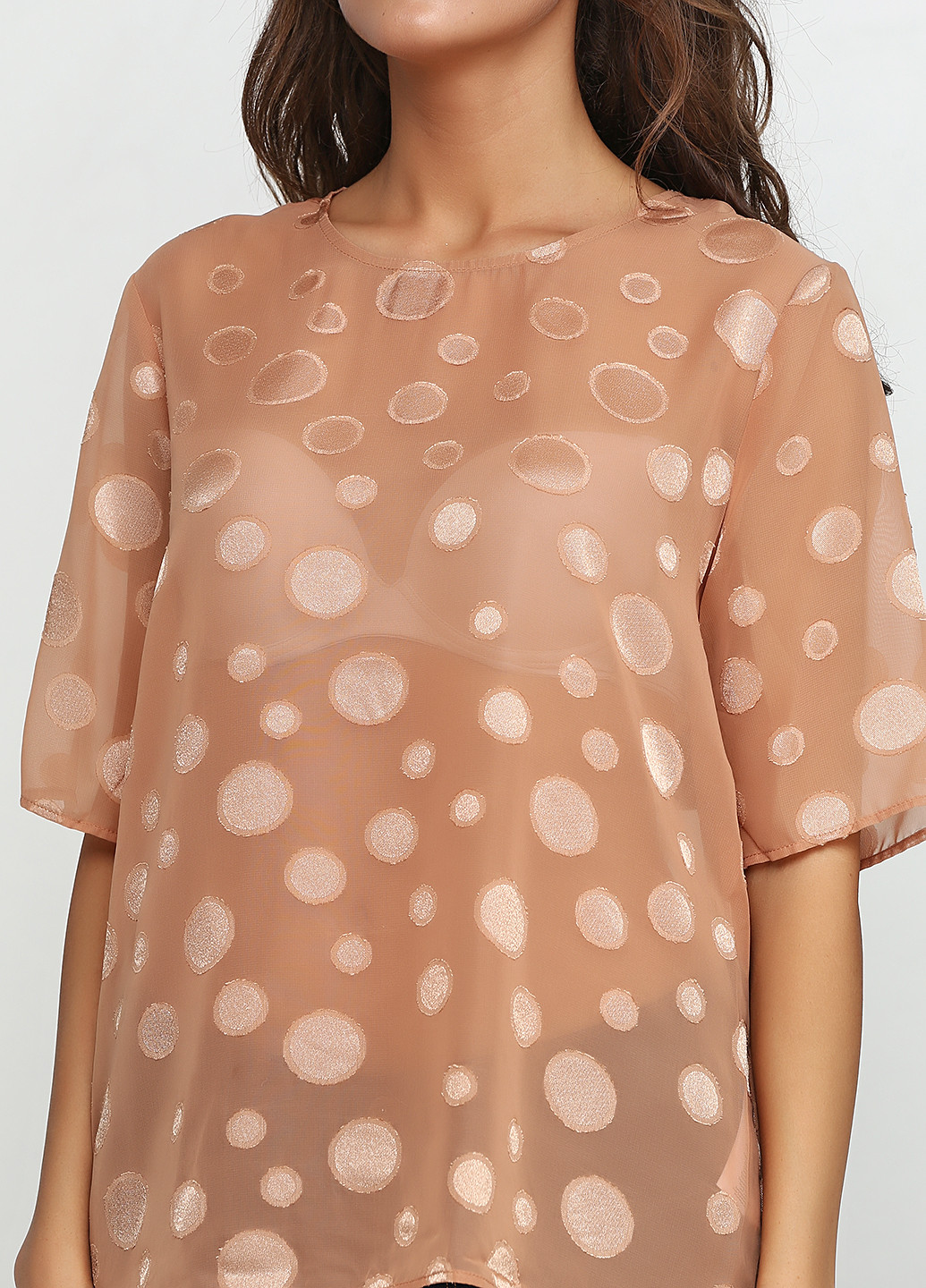 Коричнева блуза Selected