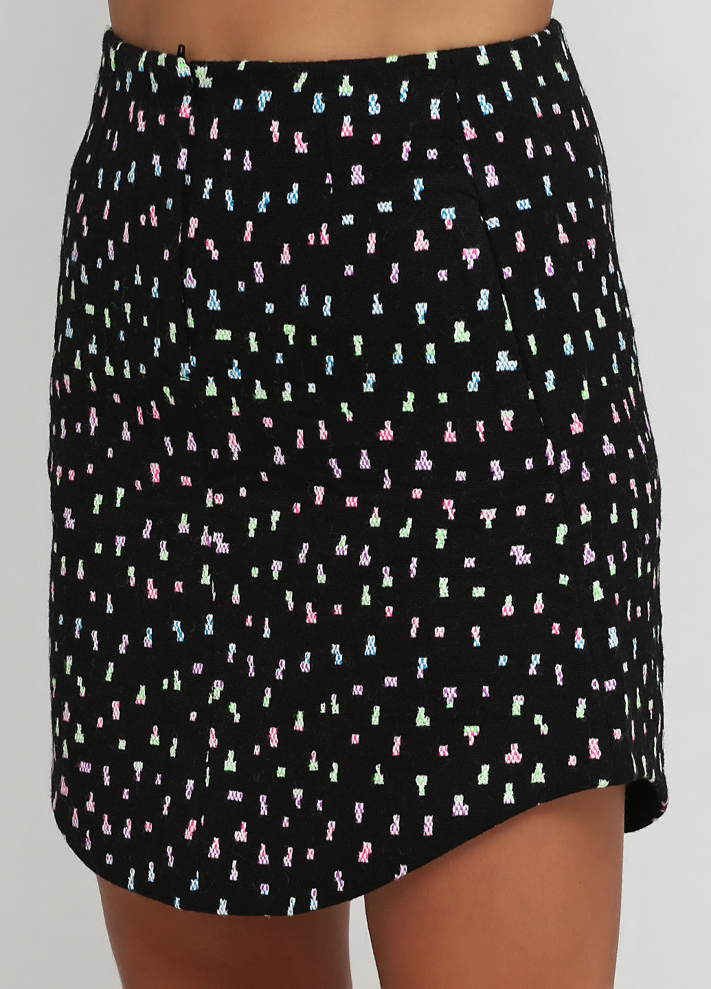 Разноцветная кэжуал с геометрическим узором юбка Emporio Armani