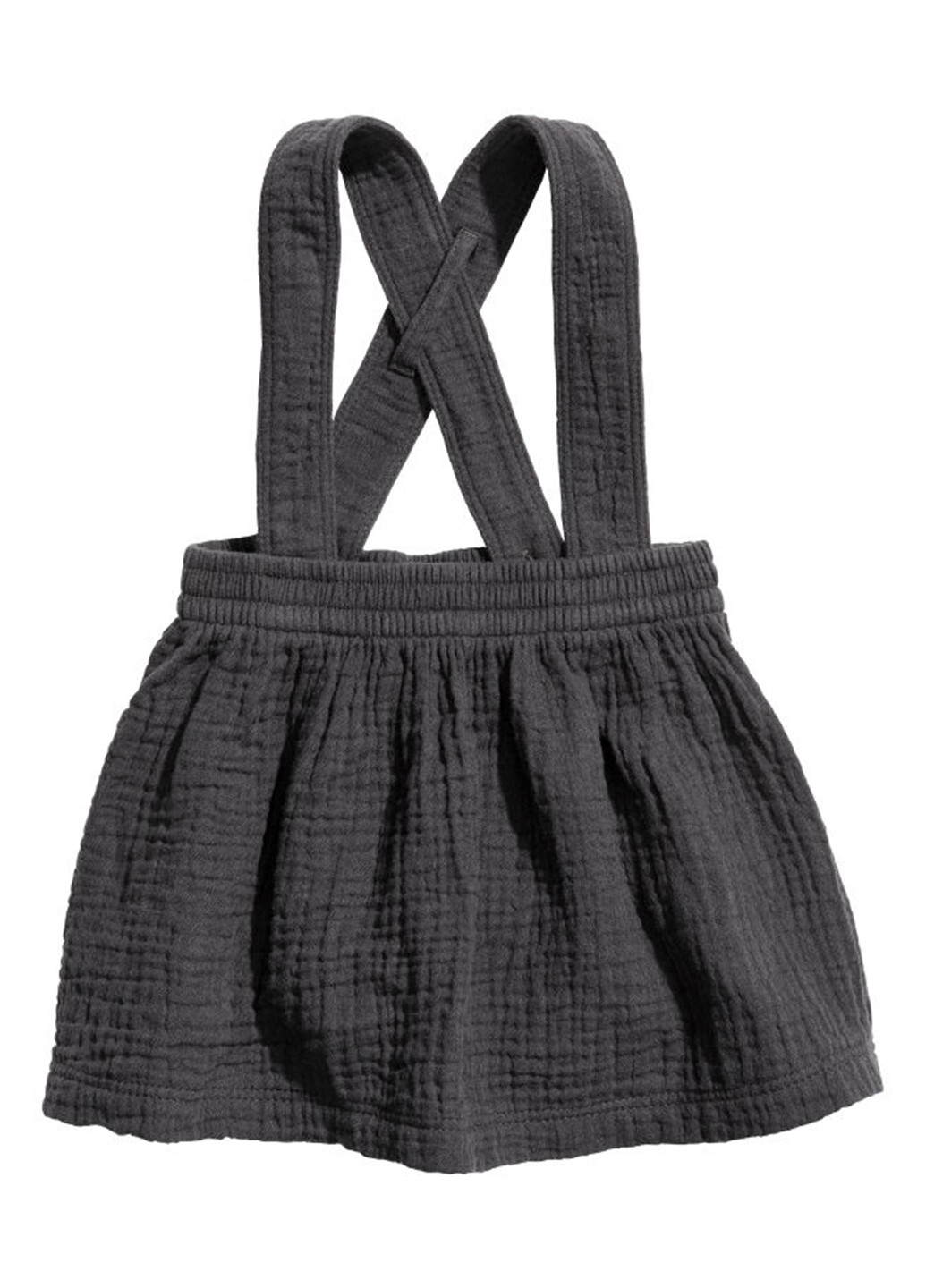 Грифельно-серая кэжуал однотонная юбка H&M мини