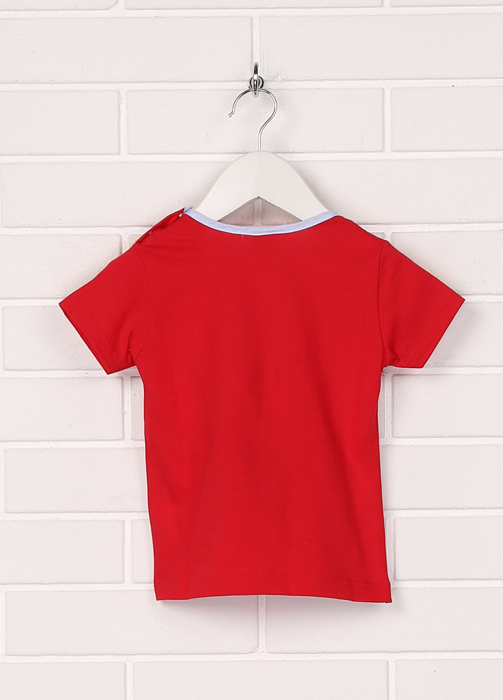 Красная летняя футболка с коротким рукавом La Perla