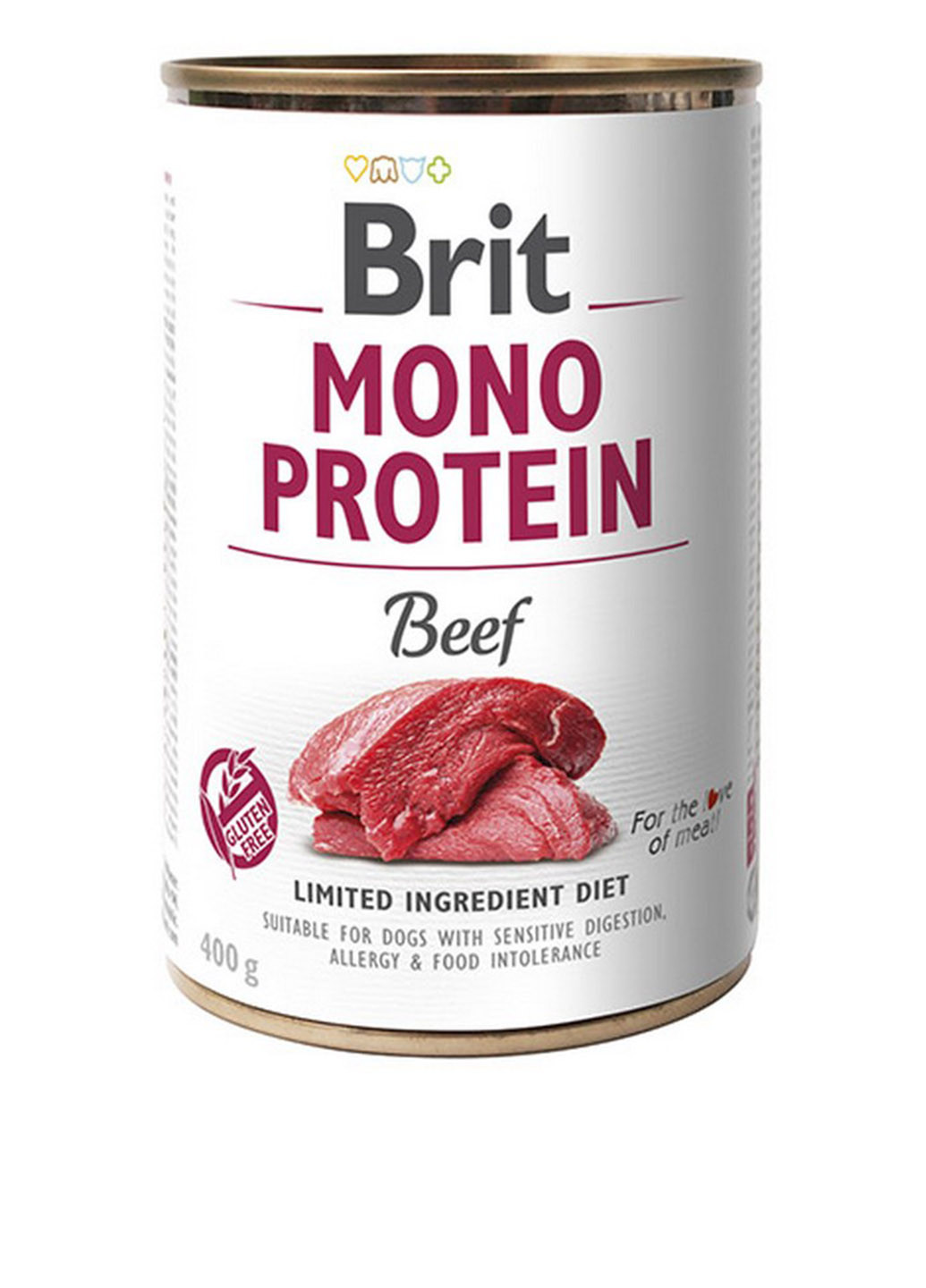 Мясные консервы Mono Protein Dog с говядиной, 400 гр Brit Care (140597130)