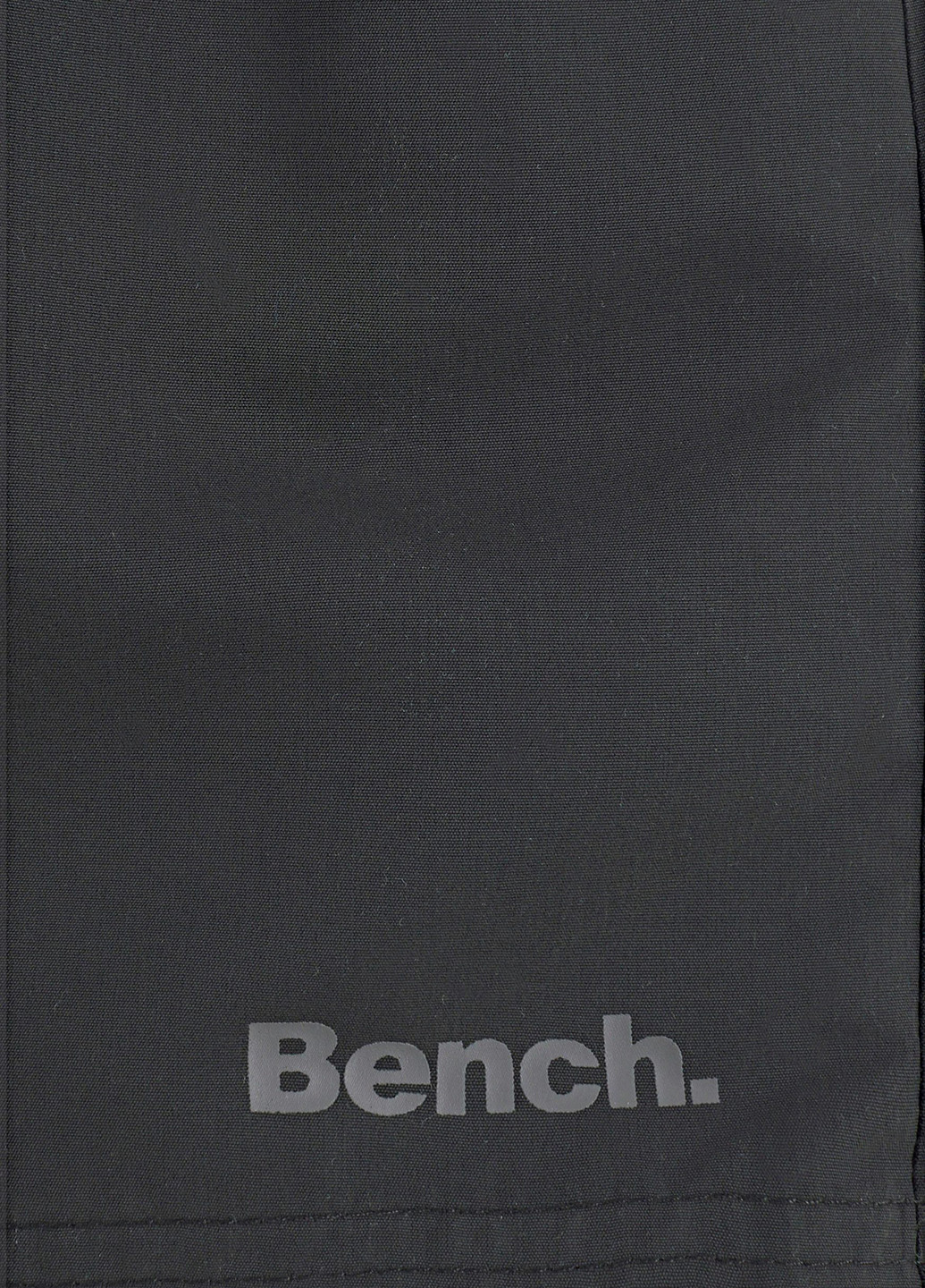 Шорты Bench на подкладе логотипы чёрные пляжные полиэстер
