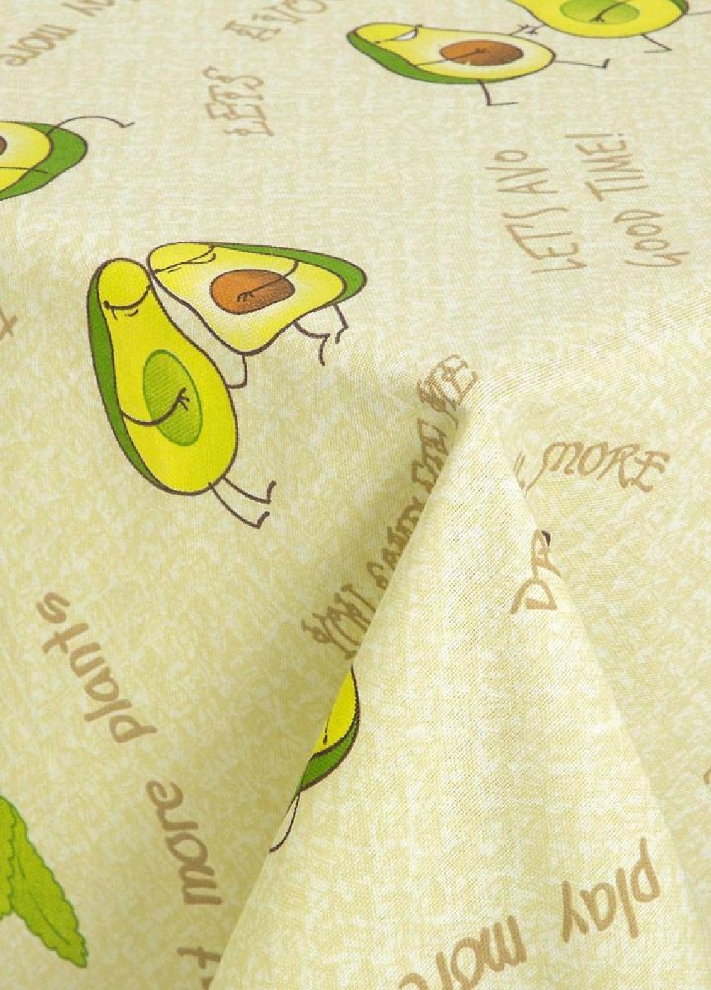 Скатерть накидка на обеденный стол льняная хлопковая с узором 110х150 см (473468-Prob) Unbranded (254803043)
