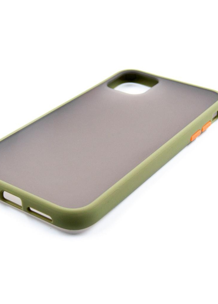 Чохол для мобільного телефону (смартфону) (Matt) для iPhone 11, Green (DG-TPU-MATT-27) DENGOS (201492987)