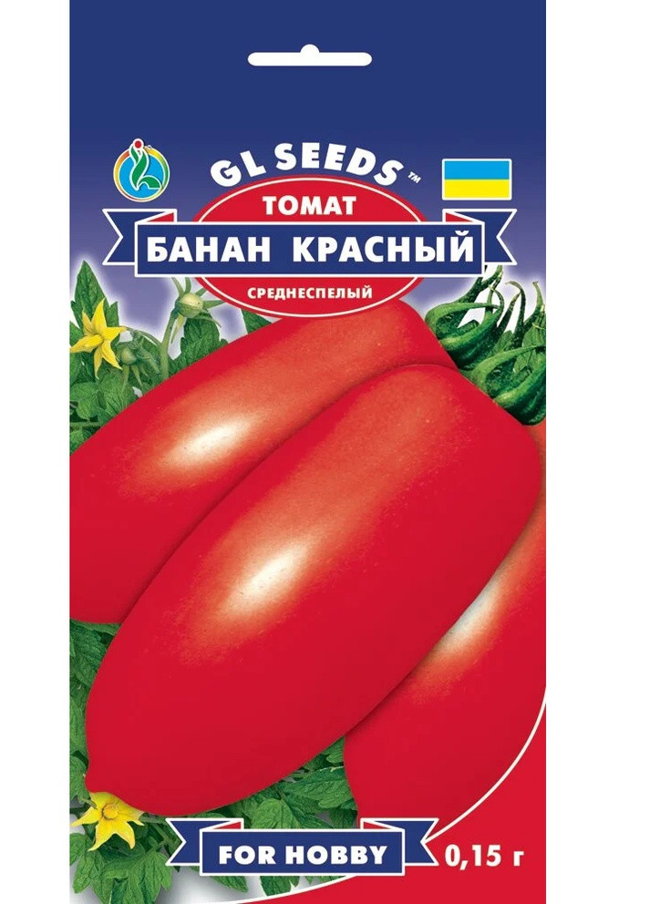Семена Томат Банан красный 0,15 г GL Seeds (252154624)