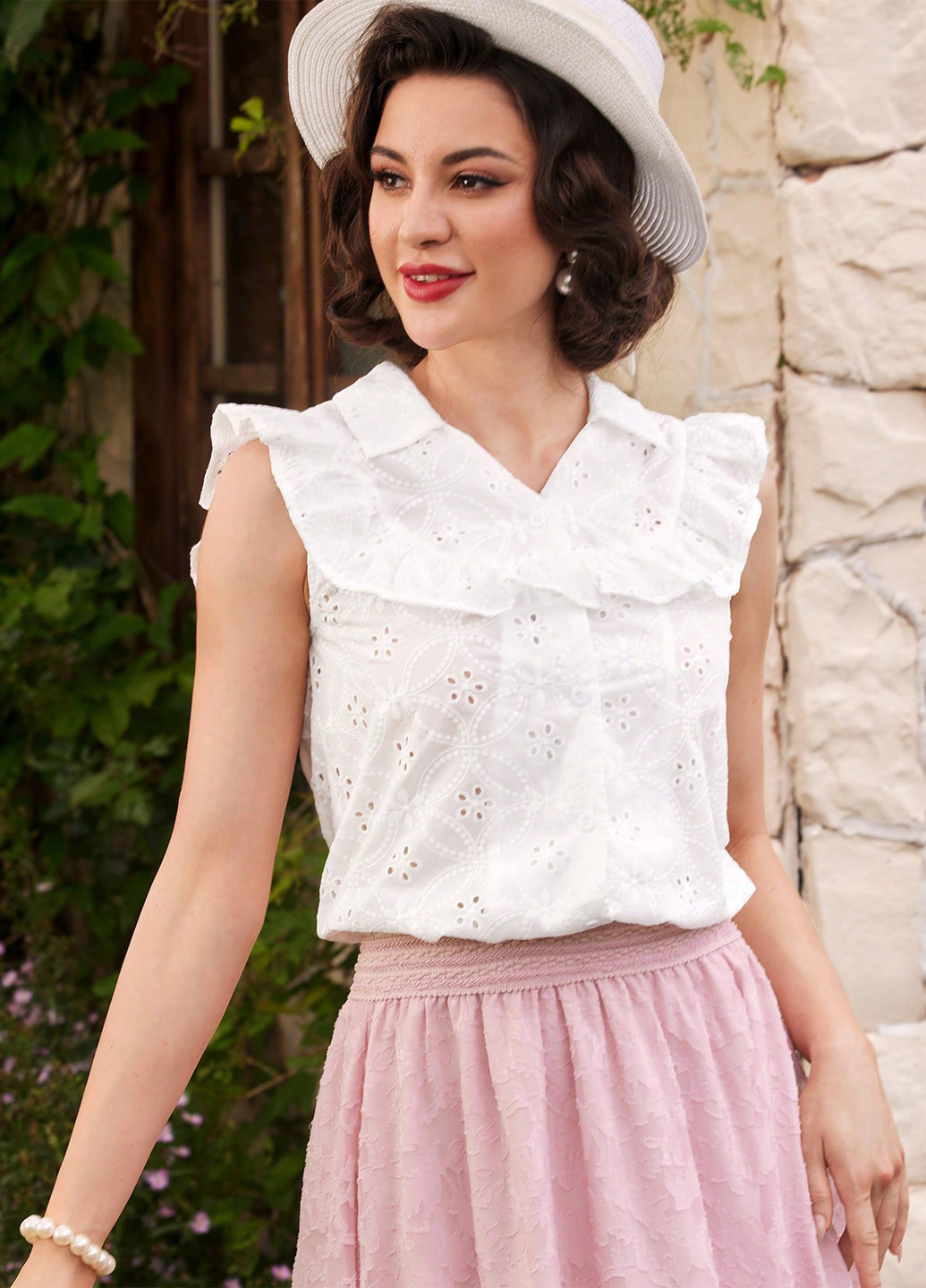 Белая блуза SHEIN