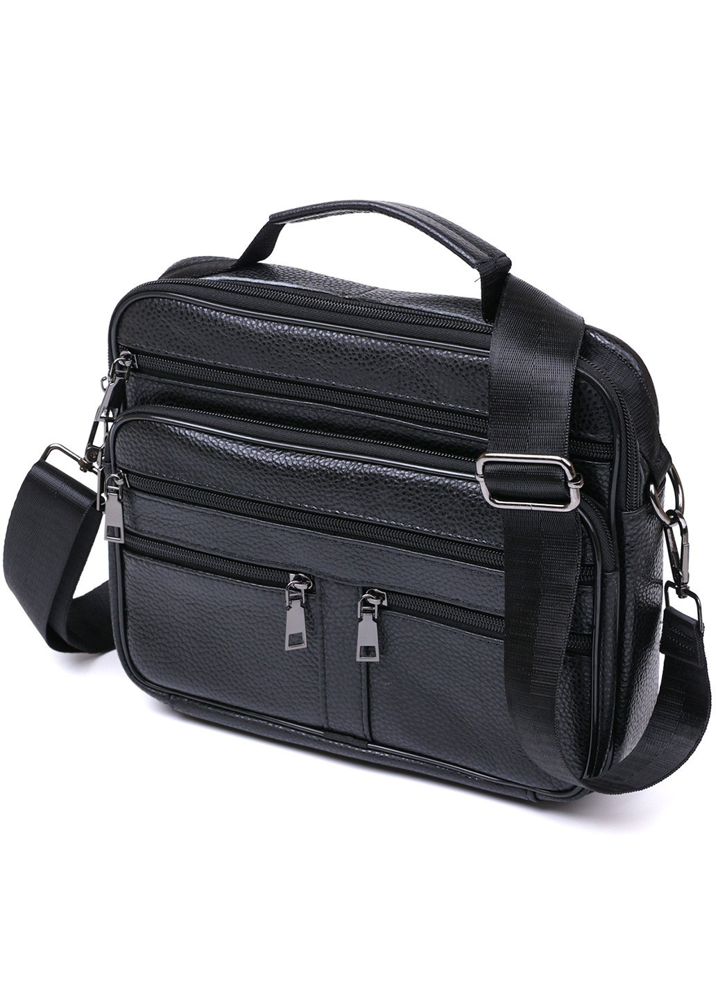 Чоловіча шкіряна сумка 27х22х7 см Vintage (253490397)