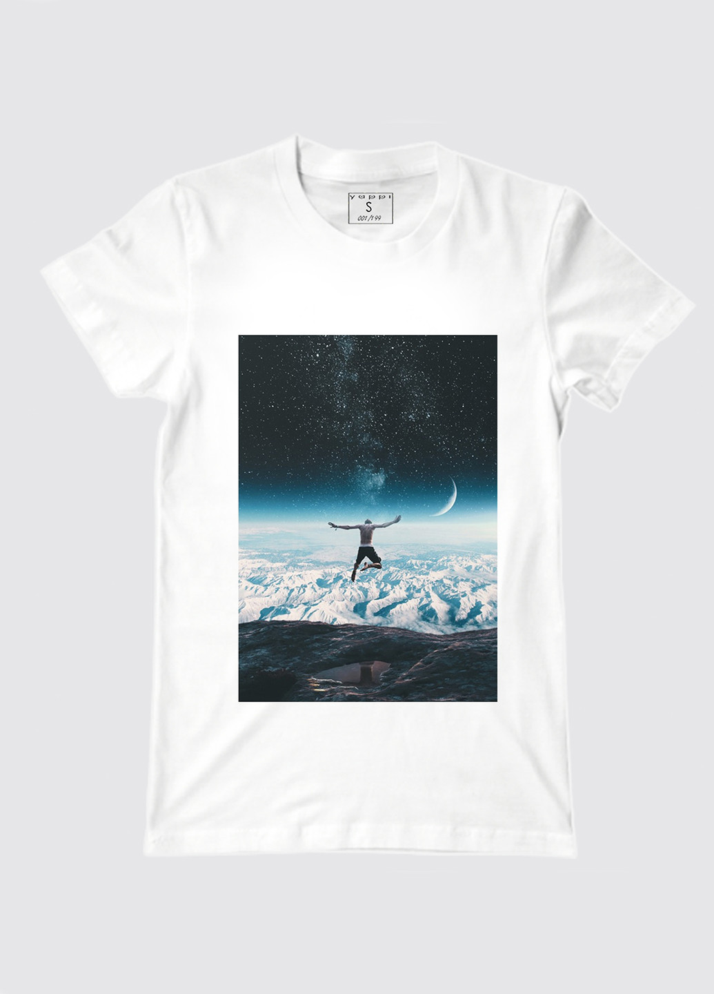 Біла футболка YAPPI