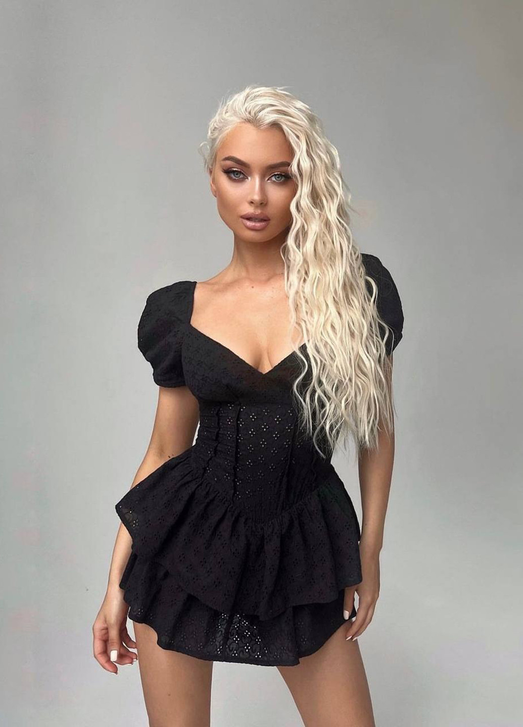 Комбинезон Fashion комбинезон-шорты однотонный чёрный кэжуал хлопок