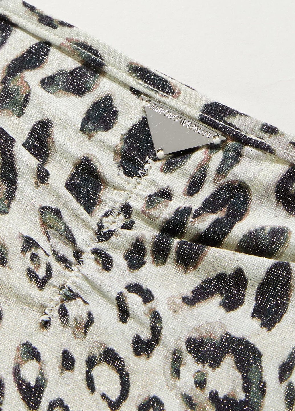 Комбинированный летний купальник раздельный Emporio Armani