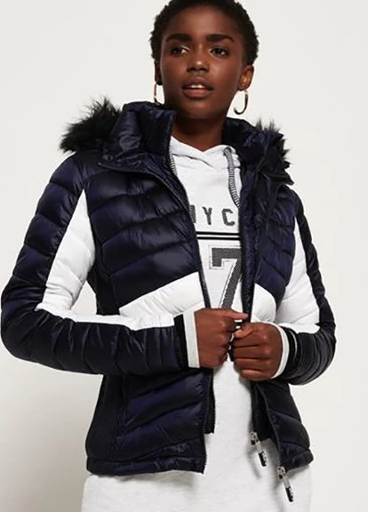 Комбінована зимня куртка Superdry