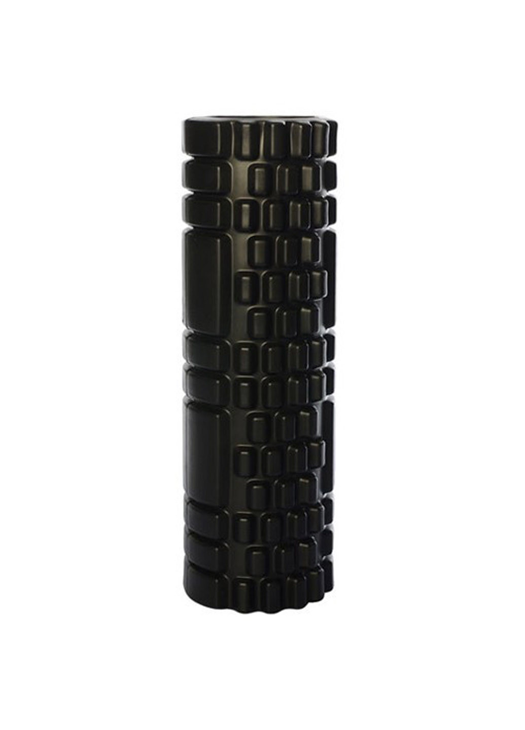 Масажний ролик Grid Roller Mini 30 см чорний (ролер, валик, циліндр для йоги, пілатесу і масажу) EasyFit (237657488)