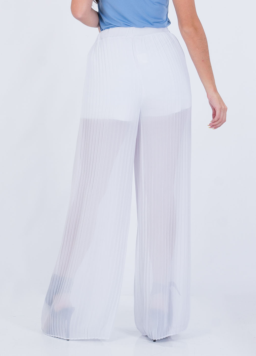Белые кэжуал летние палаццо брюки Sarah Chole